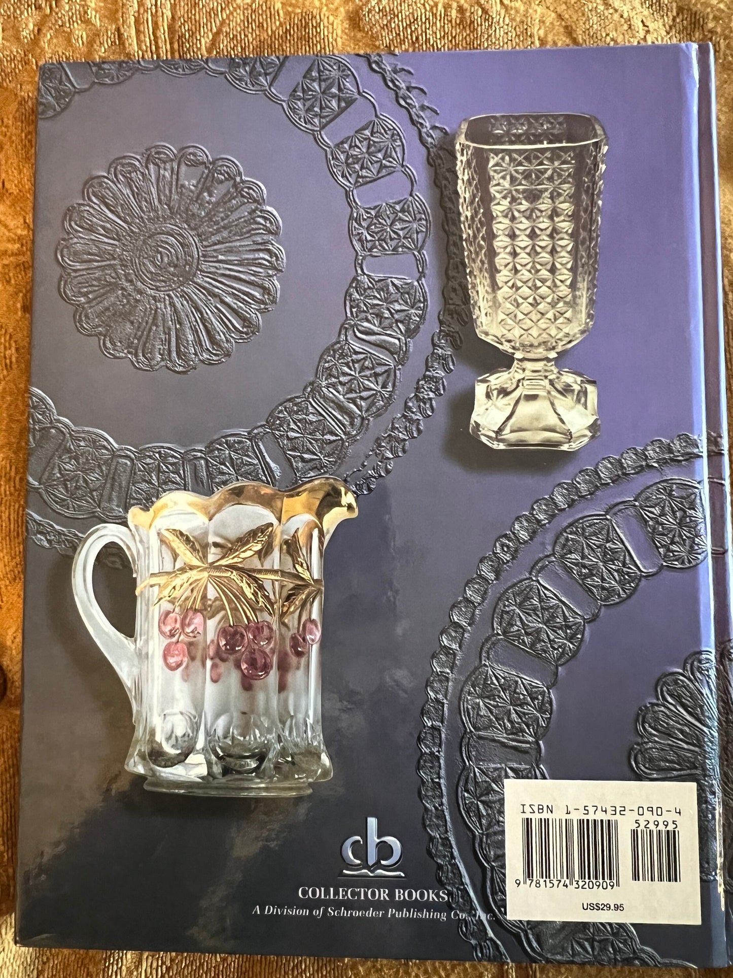 Standard Encyclopedia of Pressed Glass 1860-1930 Identification & Values Guide Book, Bill Edwards Mike Carwile, Lover Antiques and Vintage