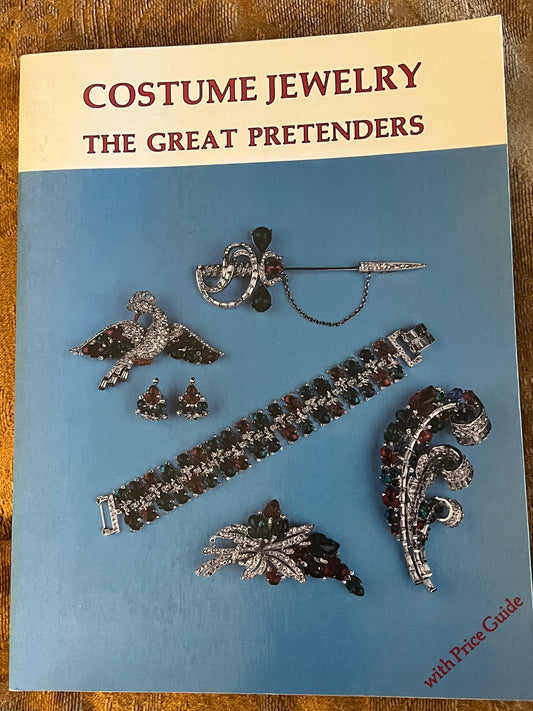 Costume Jewelry The Great Pretenders Book, with Price Guide, by Lyngerda Kelley and Nancy Schiffer, Lover Antiques and Vintage