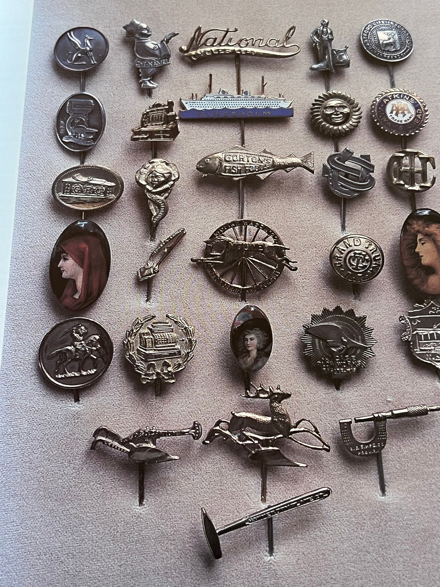 Collecting Antique Stickpins Identification and Value Guide Book, by Jack & Elynore Kerins, Stickpins Book, Lover Antiques and Vintage