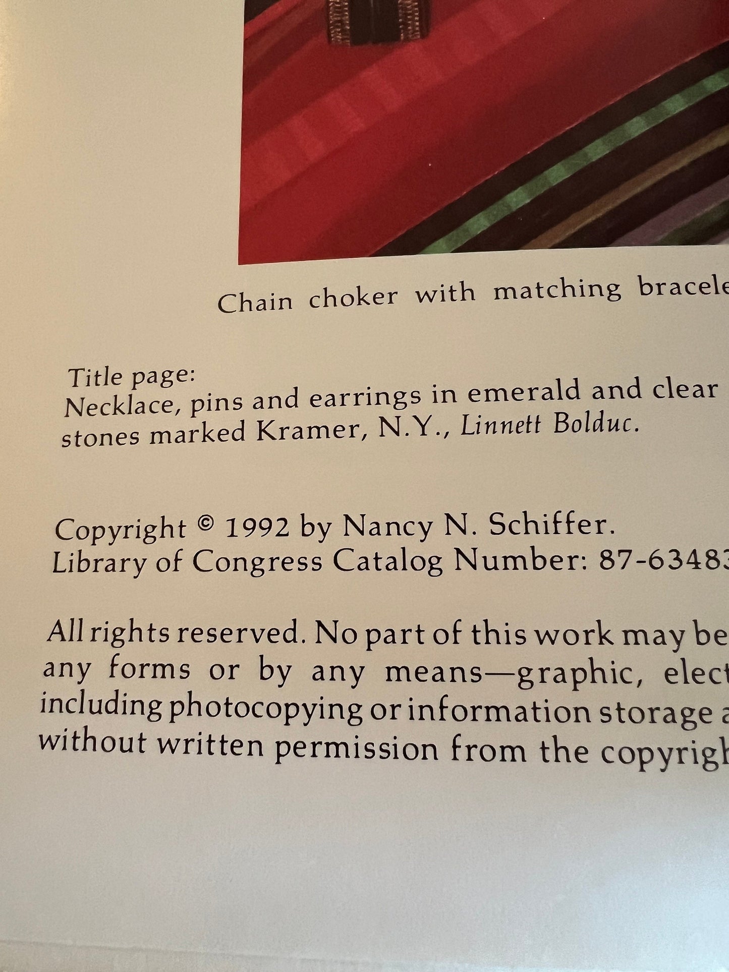 Costume Jewelry The Fun of Collecting Book, by Nancy N. Schiffer, Costume Jewelry Guide Book, Lover Antiques and Vintage