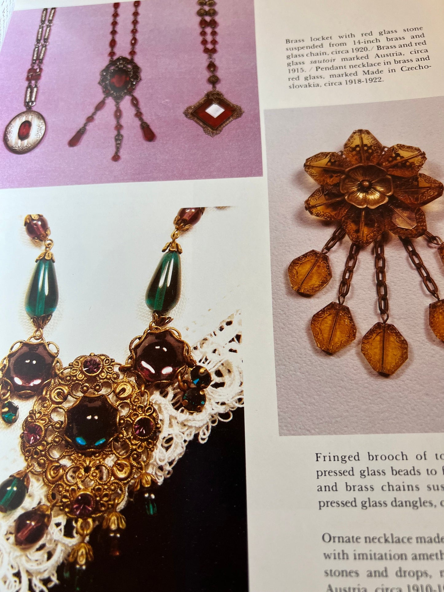 Popular Jewelry 1840-1940 Guide Book, by Roseann Ettinger, Original from 1990, Costume Jewelry Book, Lover Antiques and Vintage