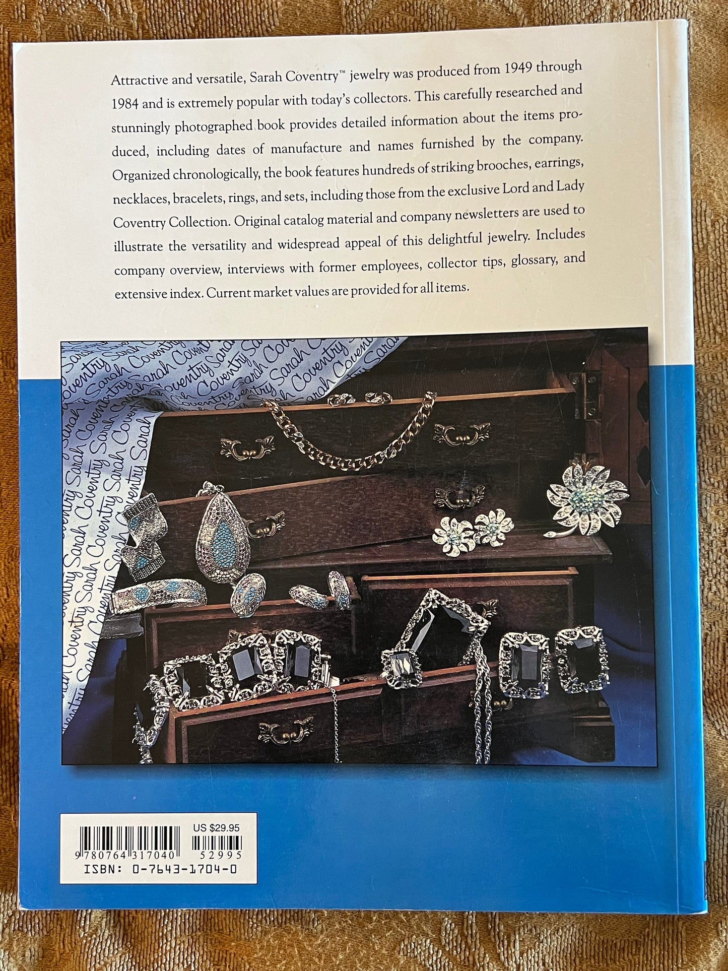 Sarah Coventry Jewelry Guide Book, by Kay Oshel, Costume Jewelry Book, Lover Antiques and Vintage