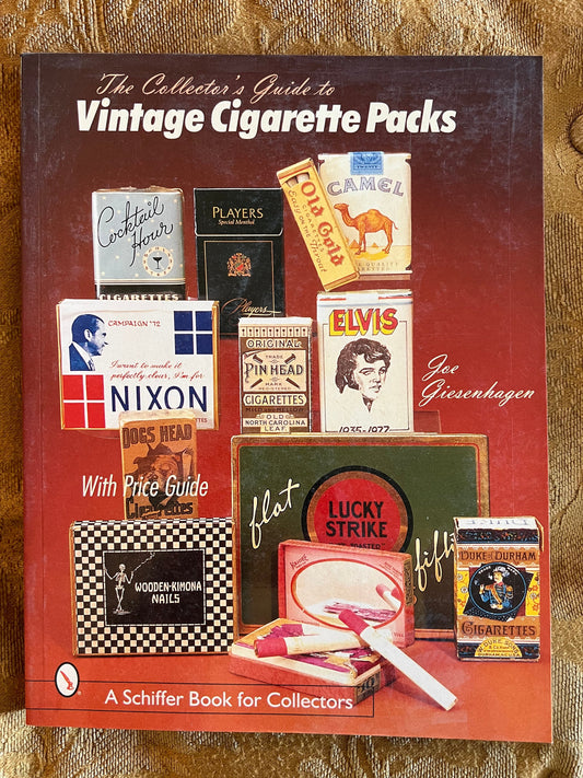 The Collector’s Guide to Vintage Cigarette Packs Book, by Joe Giesenhagen, Lover Antiques and Vintage