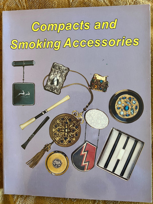 Compacts and Smoking Accessories Guide Book by Roseann Ettinger, Lover Antiques and Vintage