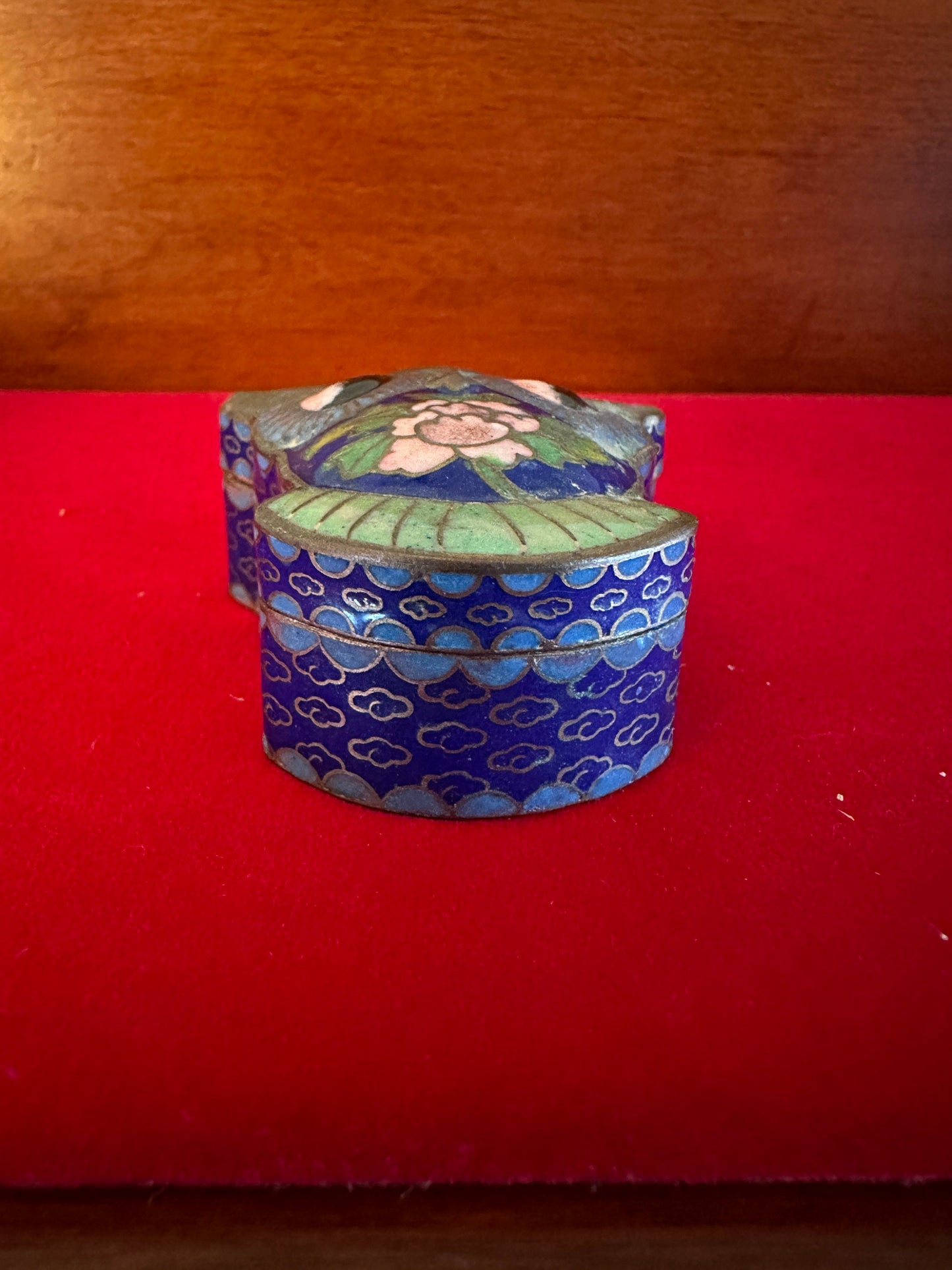 Vintage Cloisonné Enamel Owl Trinket Box, Brass Enamel Container, Owl Figurine, Lover Antiques and Vintage