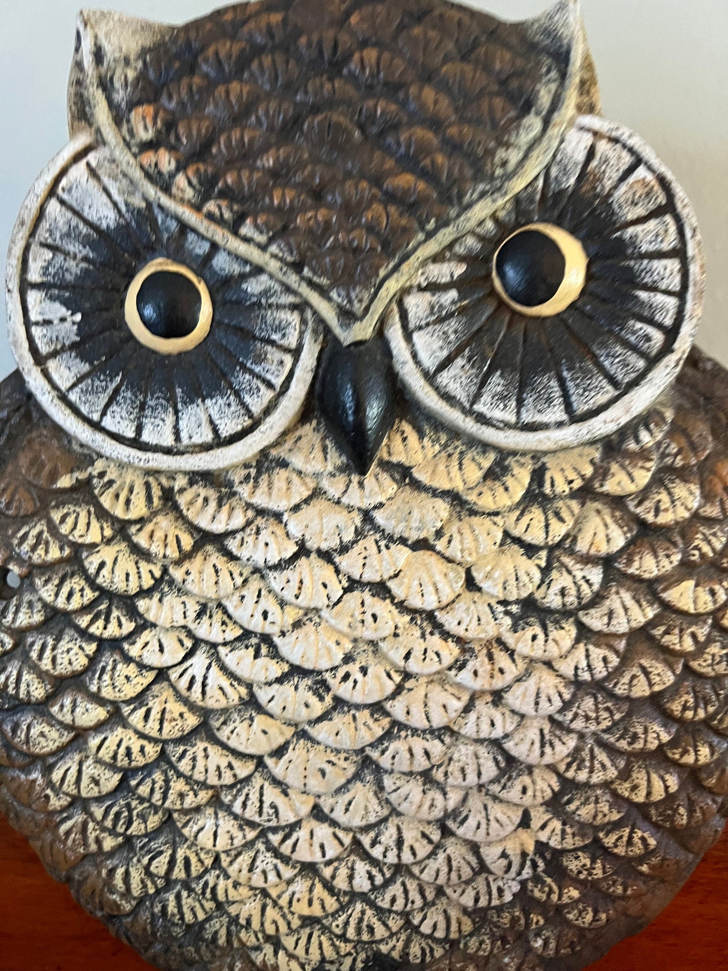 Vintage Cast Iron Owl Coat Holder, Cast Iron Owl Stand, Owl Holder Stand, Lover Antiques and Vintage