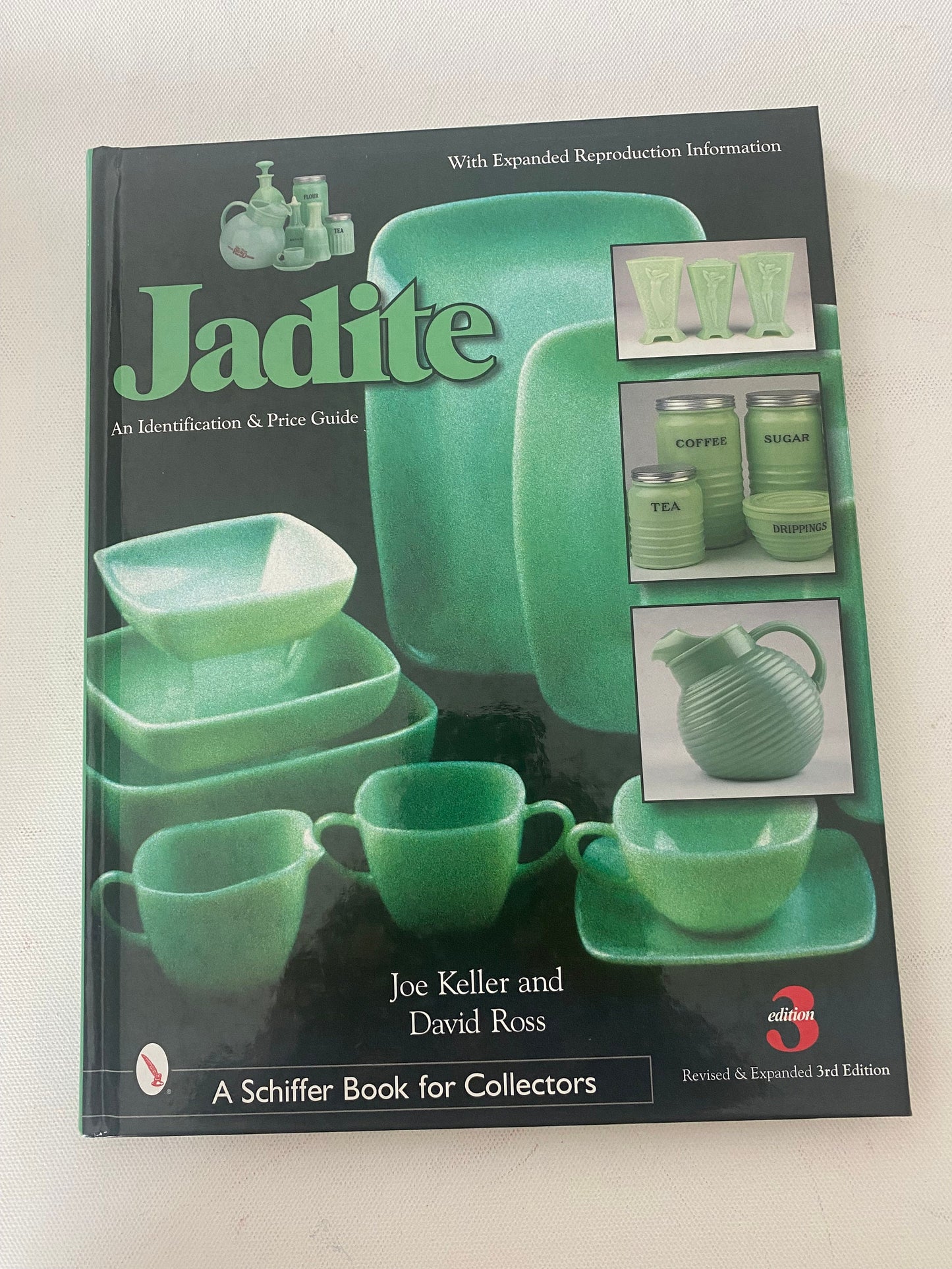 Jadite An Identification & Price Guide Book, by Joe Kelly and David Ross, Lover Antiques and Vintage