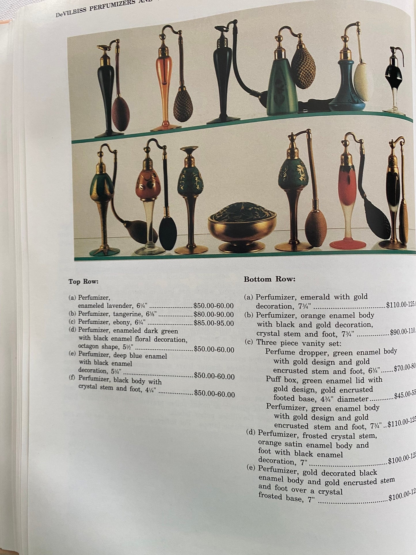Bedroom & Bathroom Glassware of the Depression Years Fenton Cambridge Akro Agate Powder Jars Book Guide Lover Antiques and Vintage