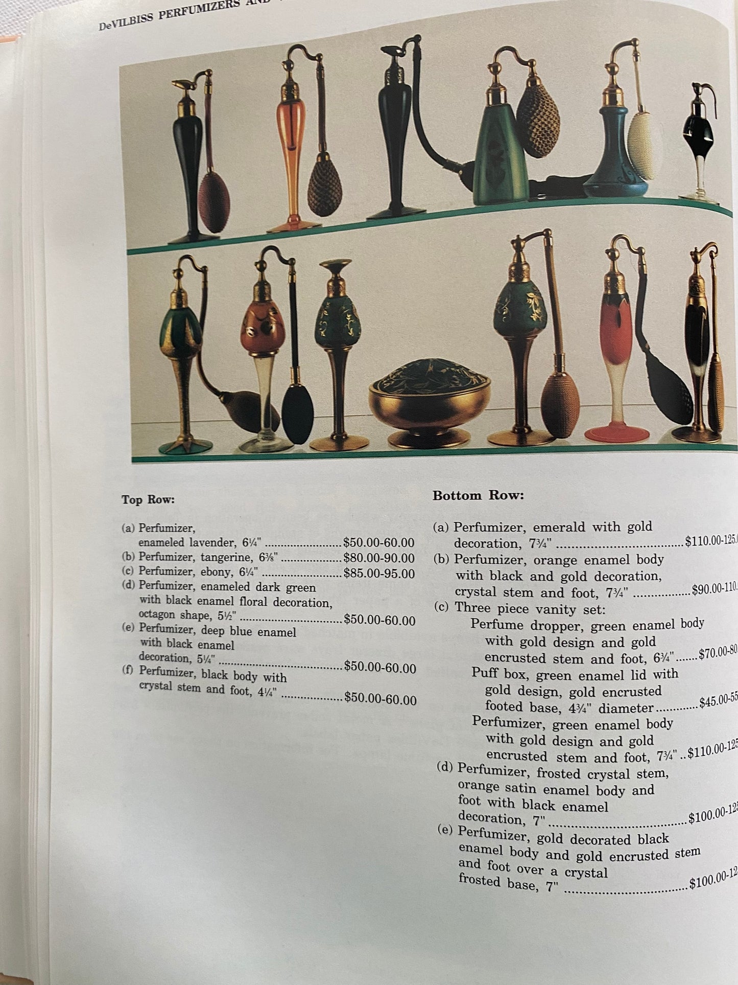 Bedroom & Bathroom Glassware of the Depression Years Fenton Cambridge Akro Agate Powder Jars Book Guide Lover Antiques and Vintage