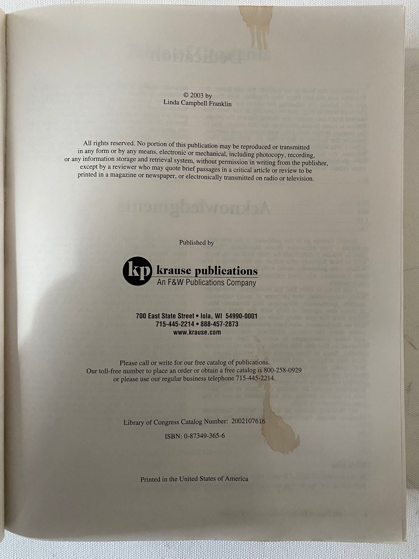 300 Years of Housekeeping Collectibles Identification and Value Guide Book, by Linda Campbell Franklin, Lover Antiques and Vintage