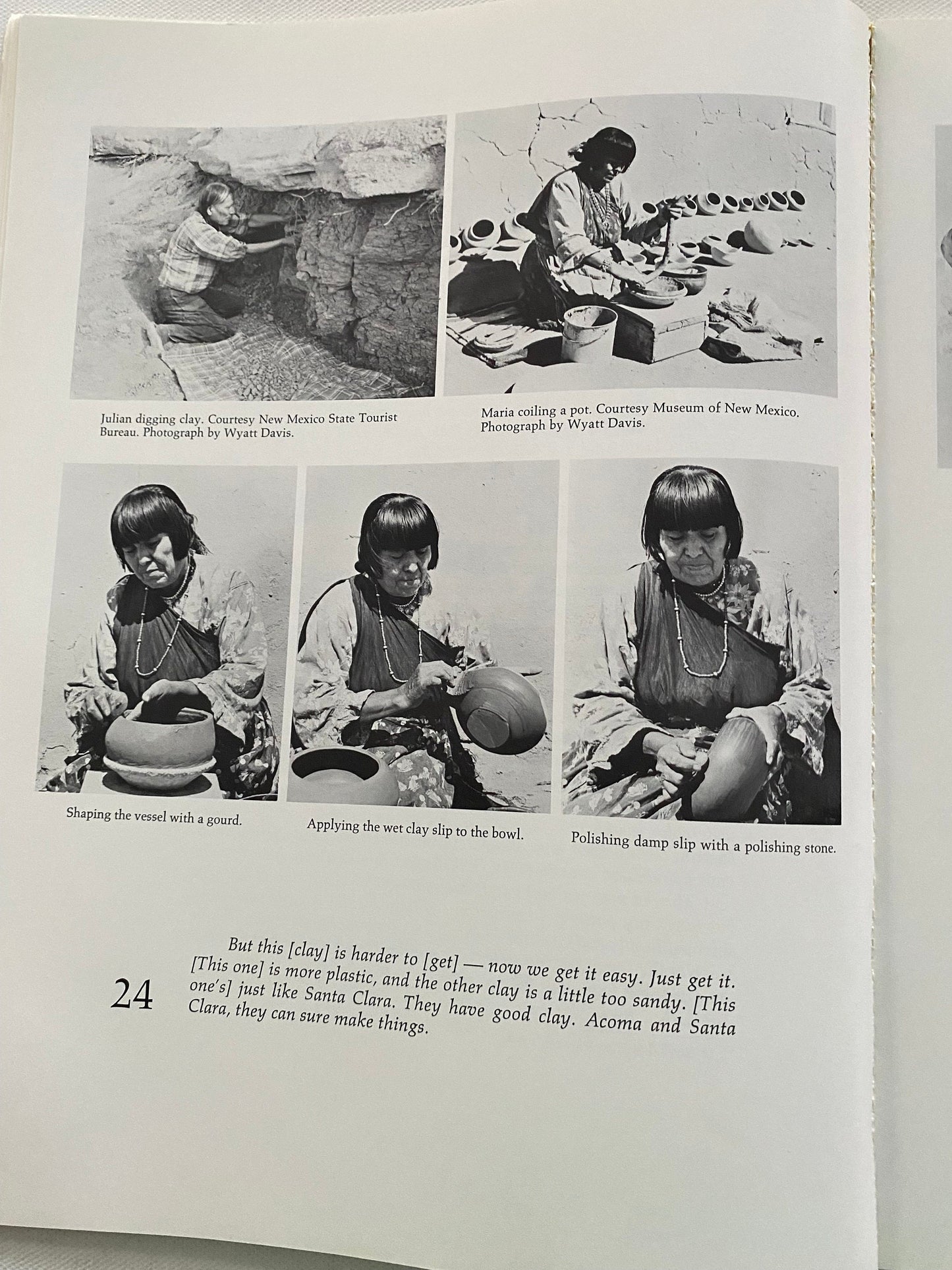 Maria Book, Maria the Potter of San Ildefonso, Maria Indian Pottery Maker Book Guide, Lover Antiques and Vintage