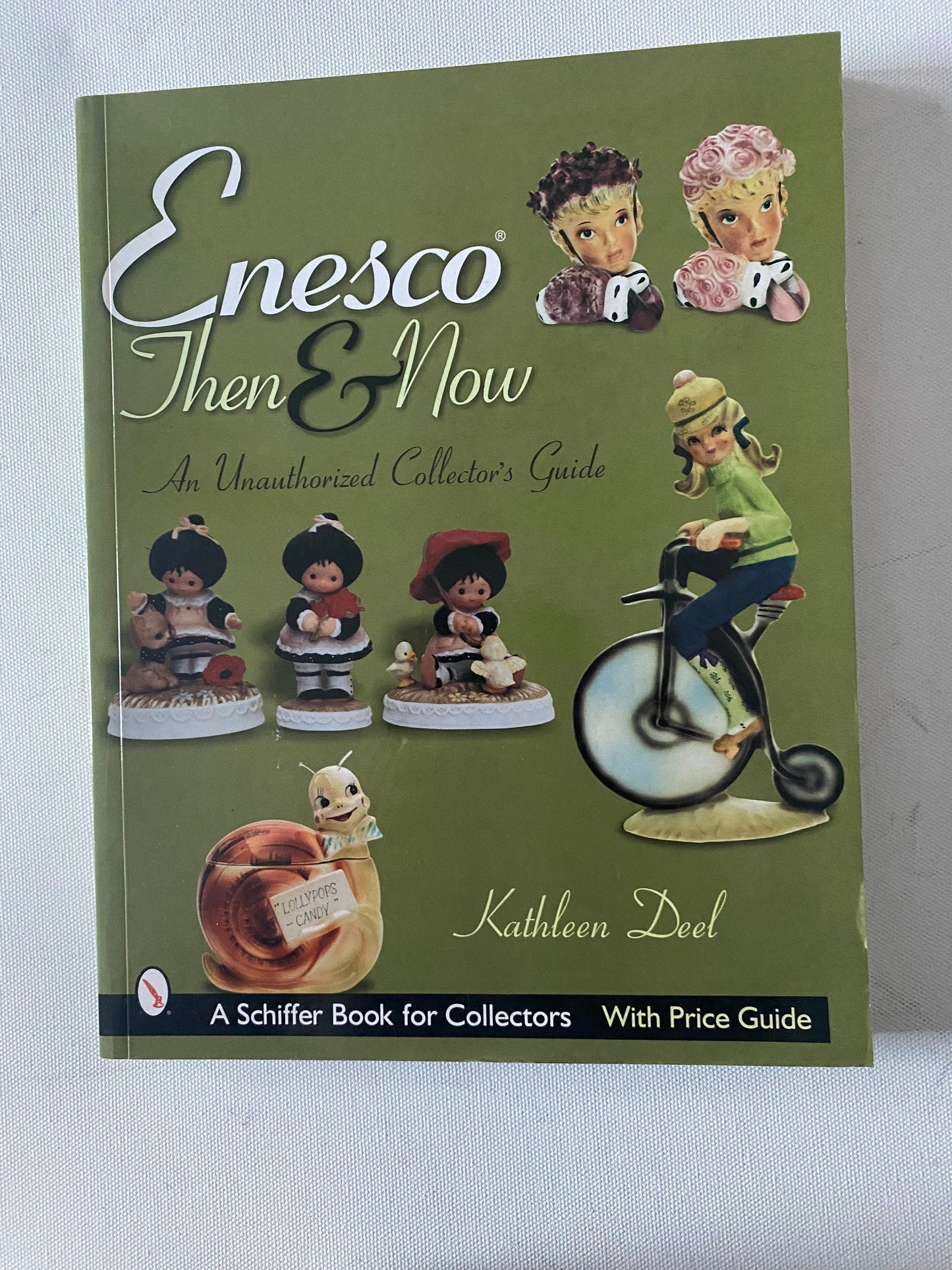 Enesco Then & Now An Unauthorized Collector’s Guide Book, by Kathleen Deel, Enesco Ceramics Book, Lover Antiqjues and Vintage