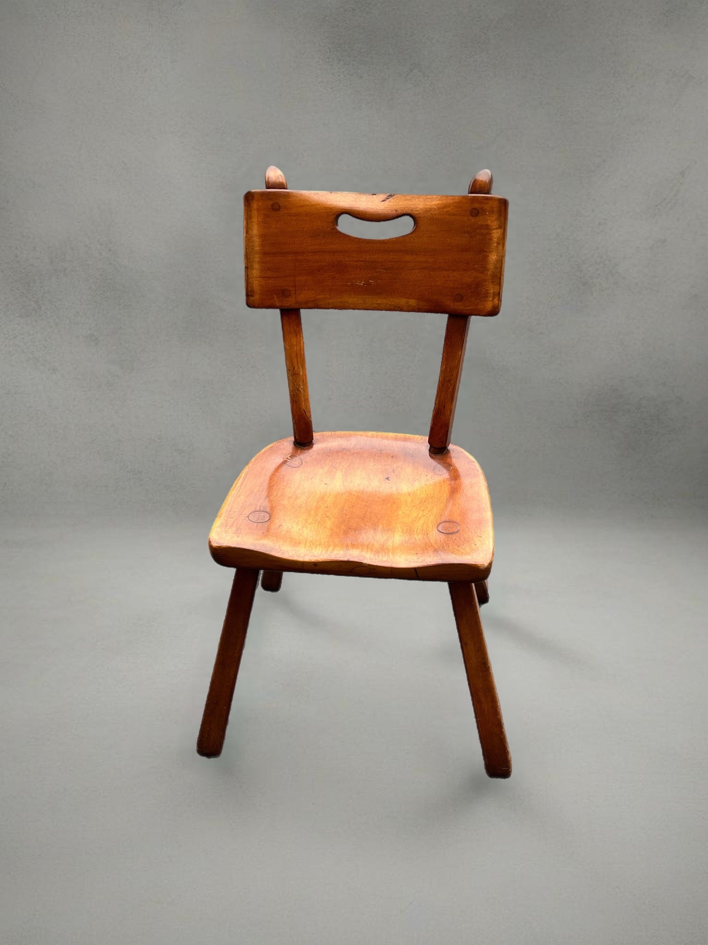 Cushman Colonial Creations Malden Side Chair No. 4-24 Cushman Rustic Desk Chair Lover Antiques and Vintage