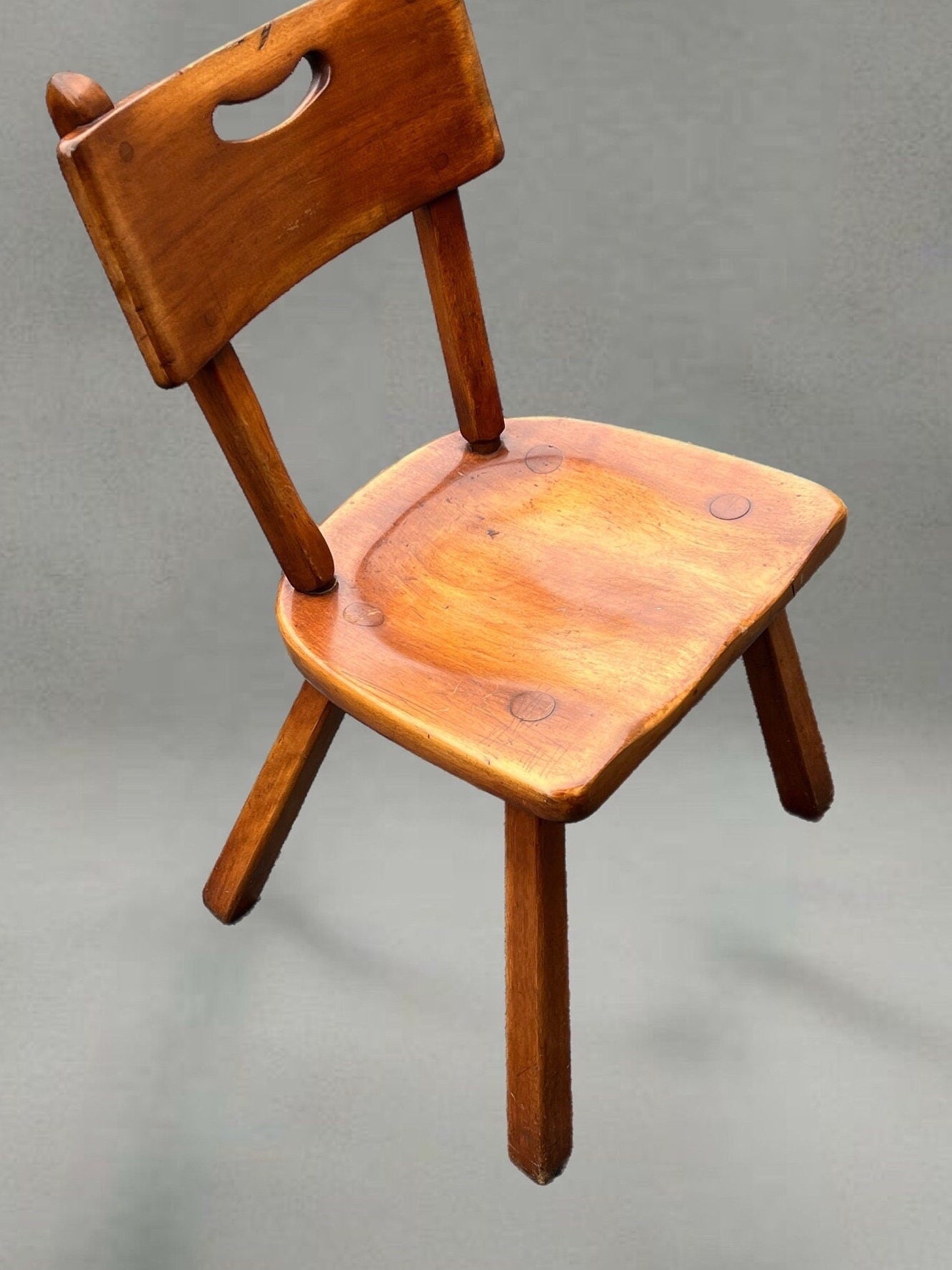 Cushman Colonial Creations Malden Side Chair No. 4-24 Cushman Rustic Desk Chair Lover Antiques and Vintage