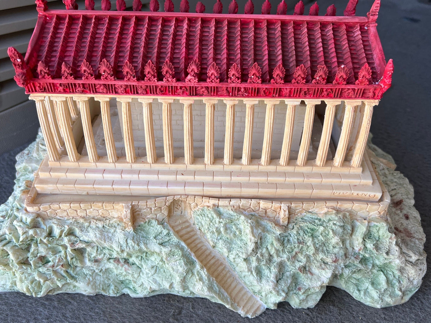 Vintage Parthenon Greek Building Sculpture, Greece Parthenon Statue, Lover Antiques and Vintage
