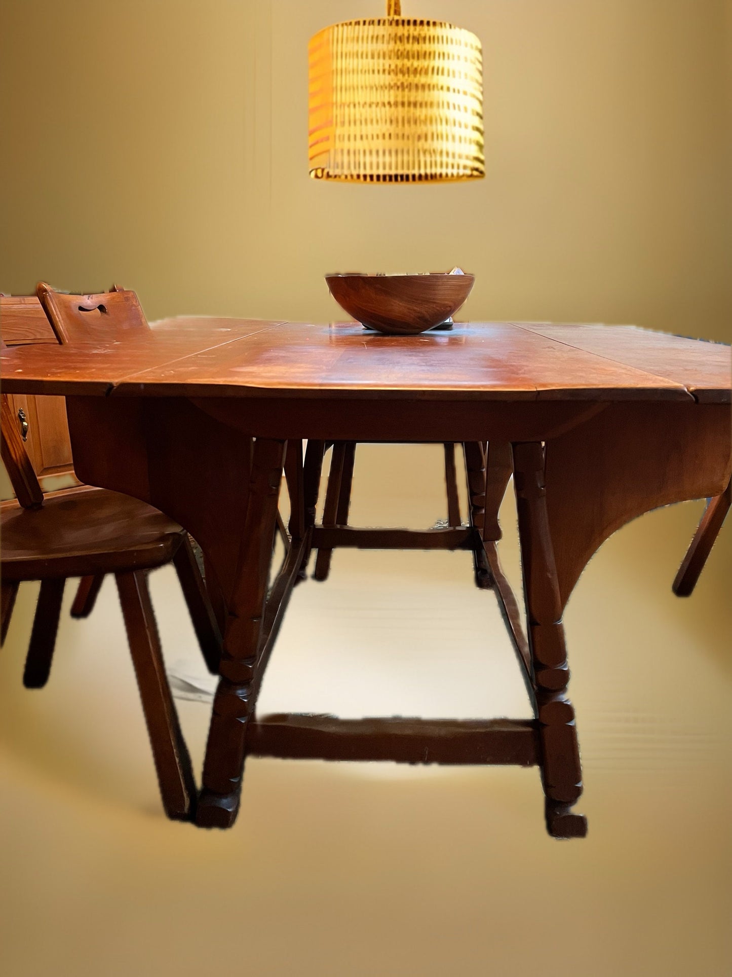 Cushman Colonial Creations Double Rudder Table No. 4-43 Butterfly Farm Table Lover Antiques and Vintage