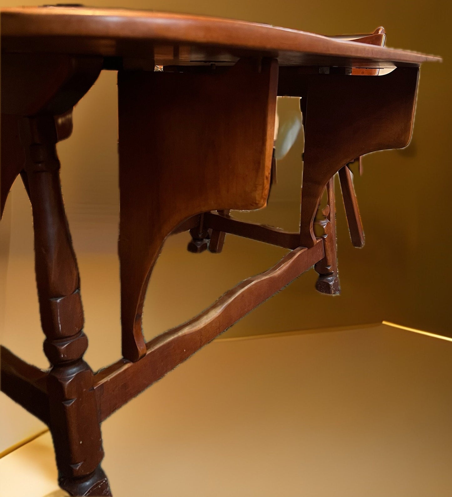 Cushman Colonial Creations Double Rudder Table No. 4-43 Butterfly Farm Table Lover Antiques and Vintage