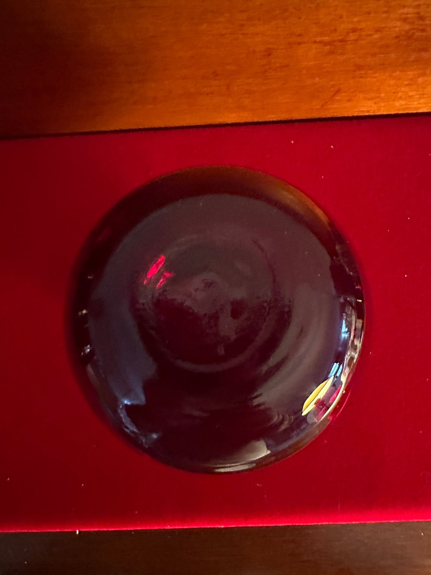 Vintage Ruby Red Vase, Red Glass Art Mini Vase, Lover Antiques and Vintage