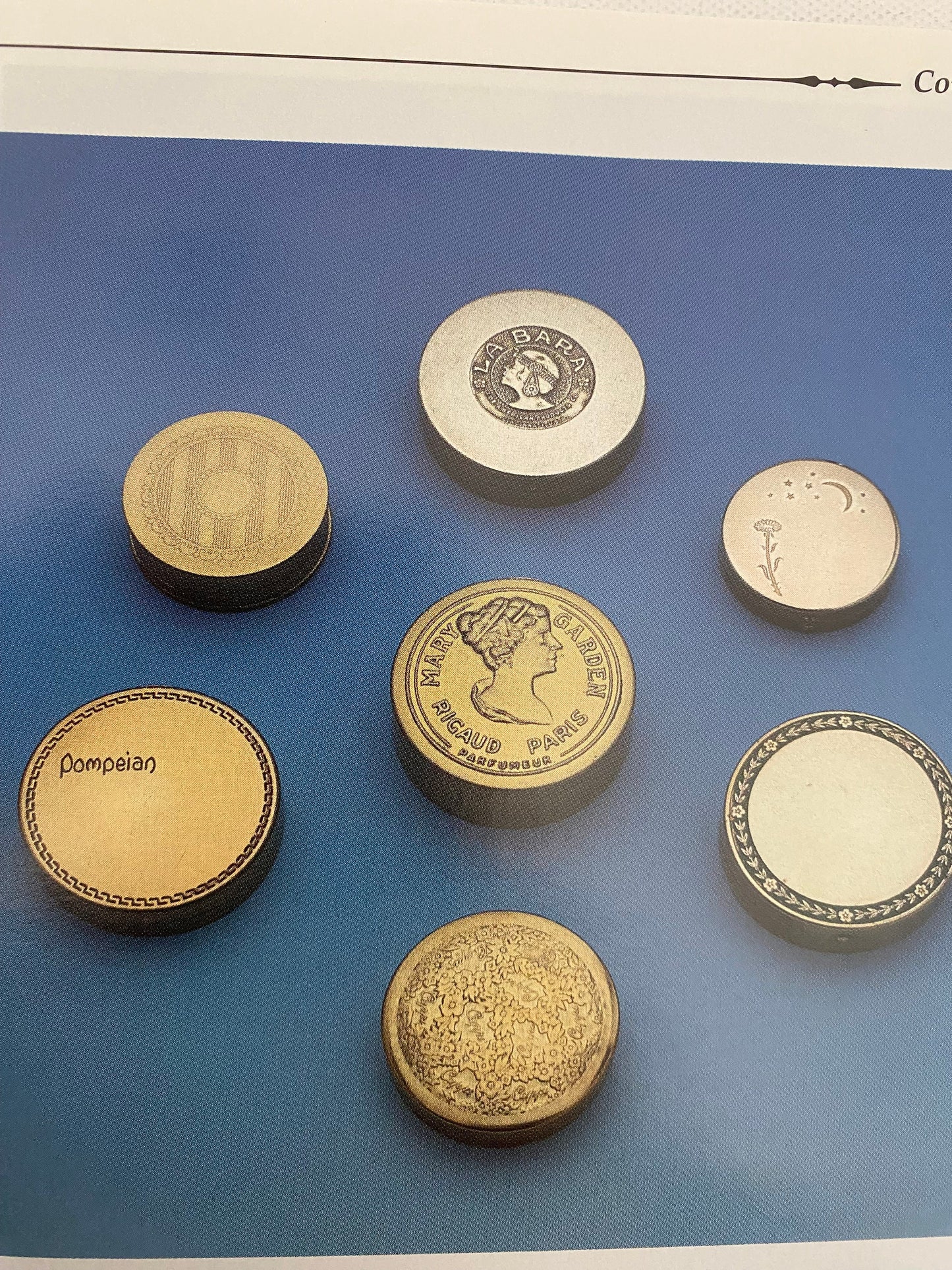 Collector’s Encyclopedia of Compacts, Carryalls & Face Powder Boxes Book, Identification and Values, Laura Mueller Kuhnert, Lover Antiques