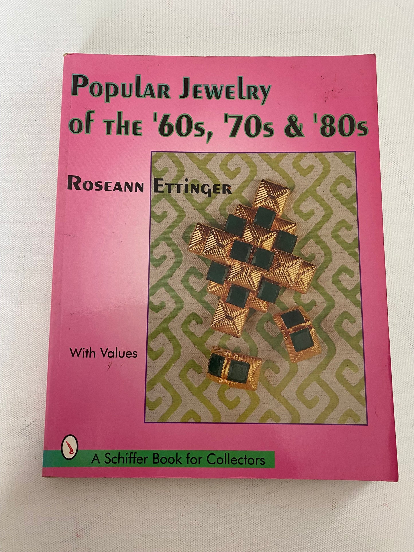 Popular Jewelry of the 60’s, 70’s & 80’s Guide Book, by Roseann Ettinger, Costume Jewelry Book, Lover Antiques and Vintage