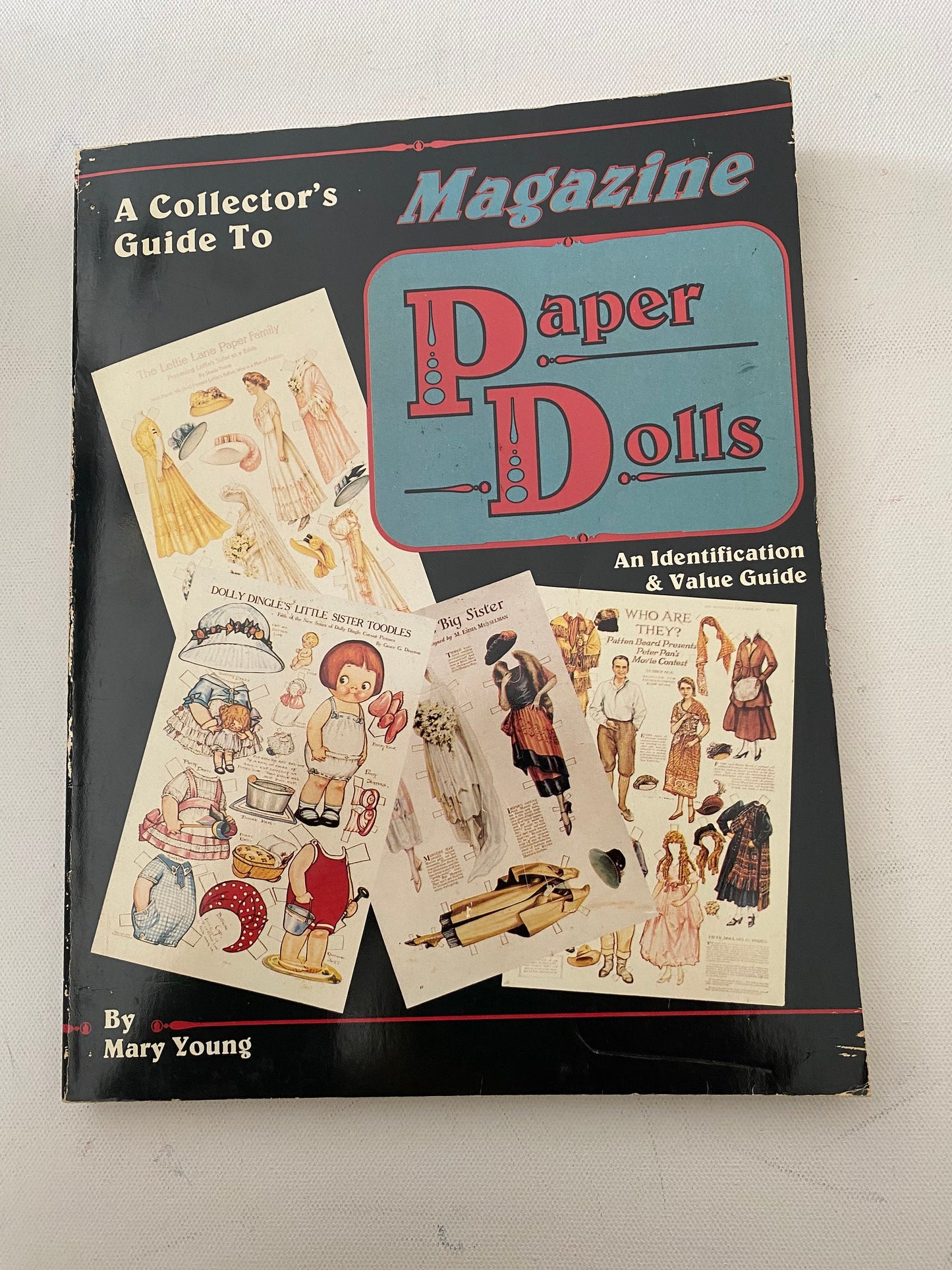 A Collector’s Guide to Magazine Paper Dolls Book, An Identification & Value Guide, By Mary Young, Lover Antiques and Vintage