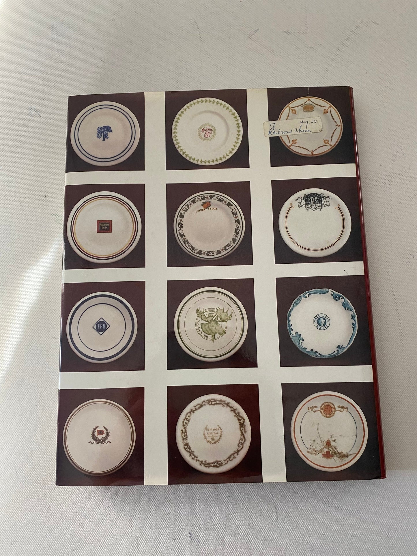 The Official Guide to Railroad Dining Car China Book, by DW McIntyre, Lover Antiques and Vintage