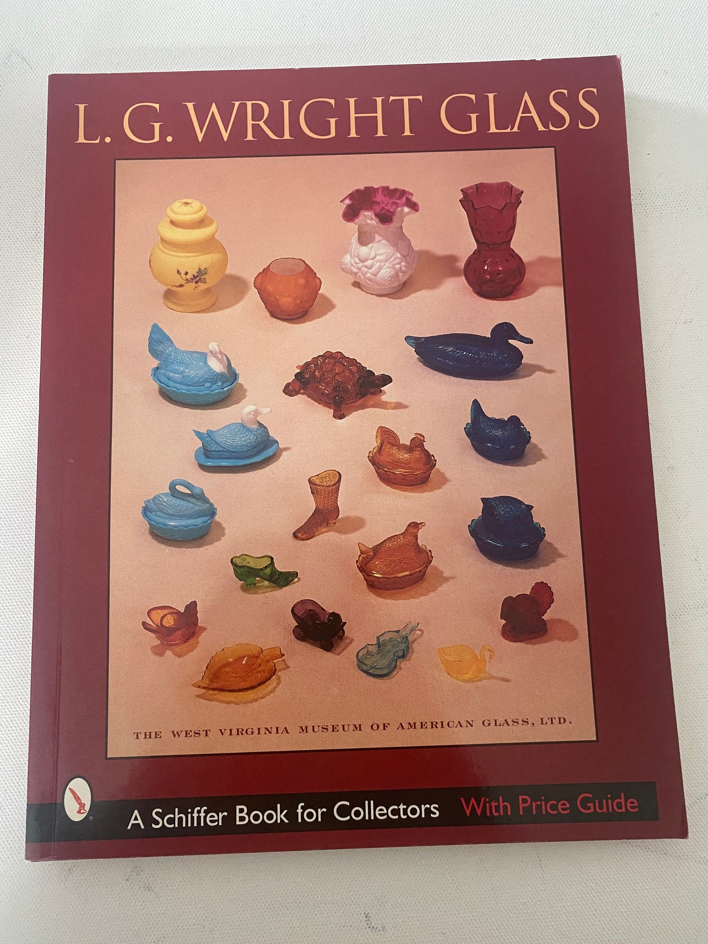 LG Wright Glass Book, Glass Art Guide Book, Lover Antiques and Vintage