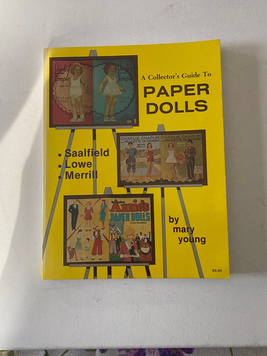 A Collector’s Guide to Paper Dolls Book, By Mary Young, Lover Antiques and Vintage