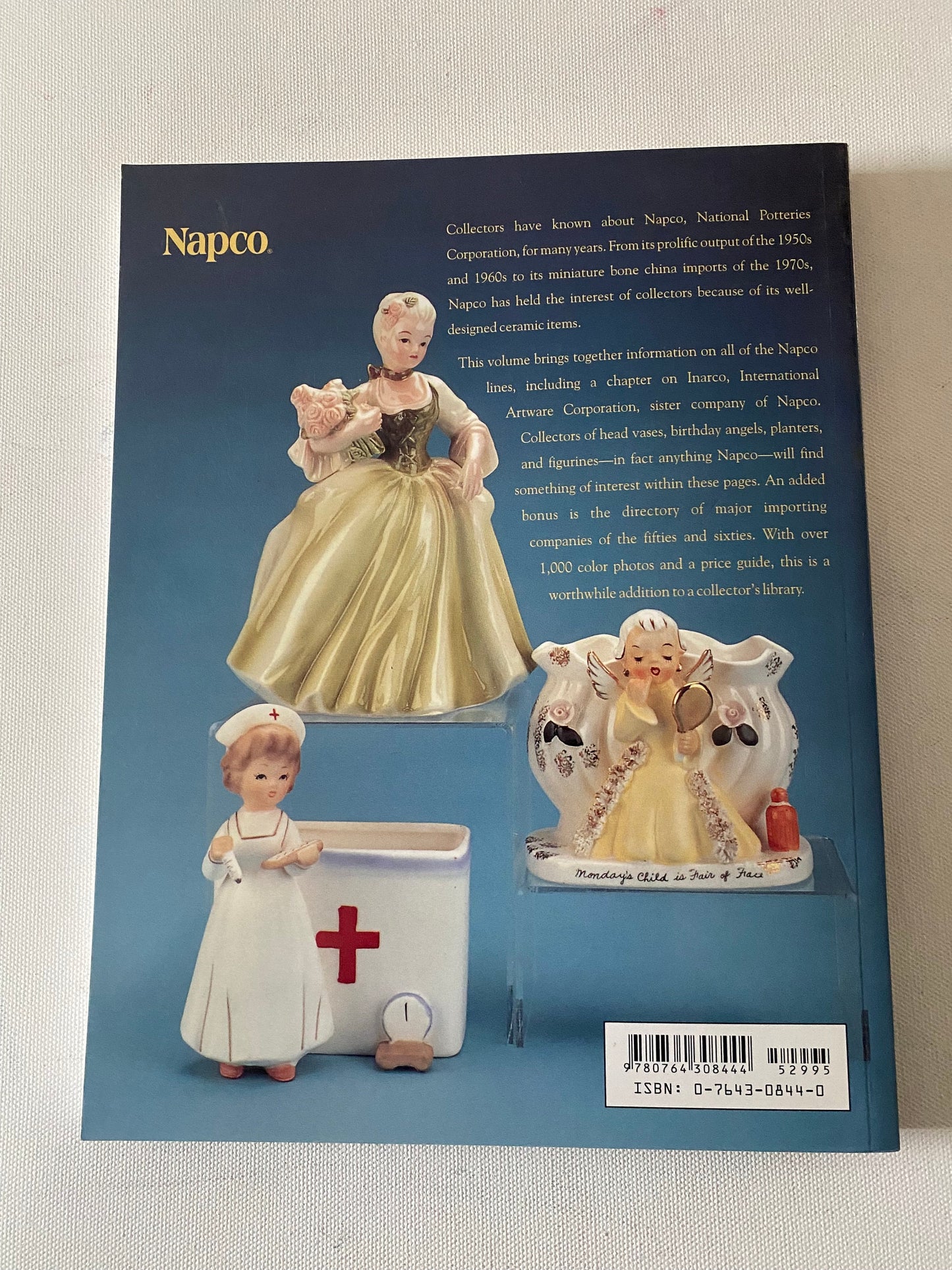 Napco Book, with Price Guide, Schaffer Publishing Ltd., by Kathleen Deel, Lover Antiques and Vintage