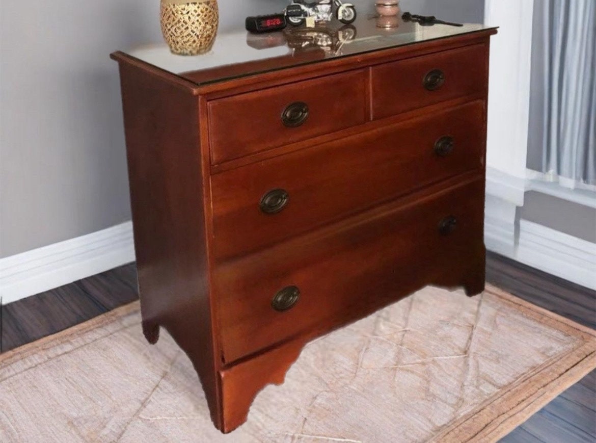 Vintage Cushman Colonial Creations Rupert Collection 5 drawer chest No. 8144 Lover Antiques and Vintage