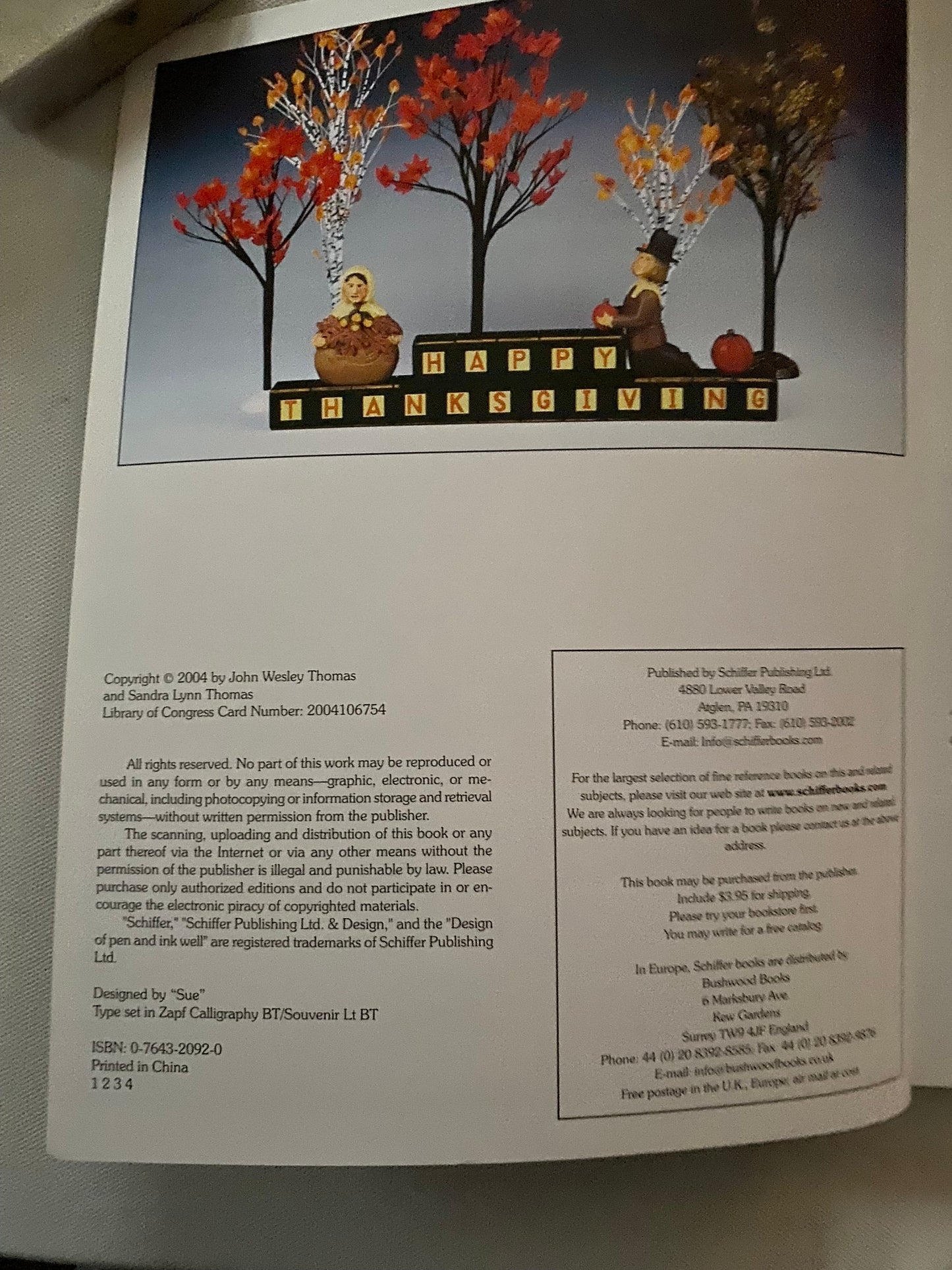 Thanksgiving and Turkey Collectibles Then & Now Book, by John Wesley Thomas and Sandra Lynn Thomas, Lover Antiques and Vintage