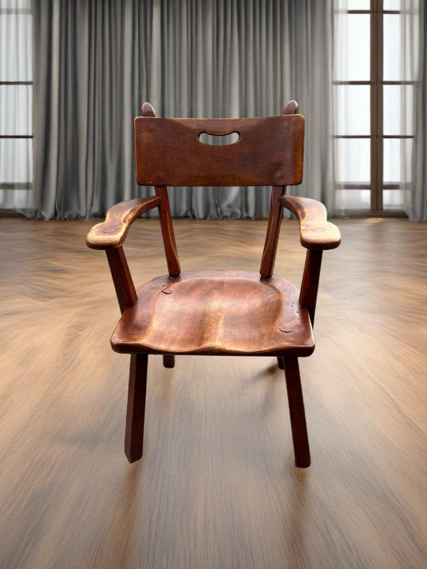 Cushman Colonial Creations Malden Armchair No. 4-24A, Cushman Arm Chair, Lover Antiques and Vintage