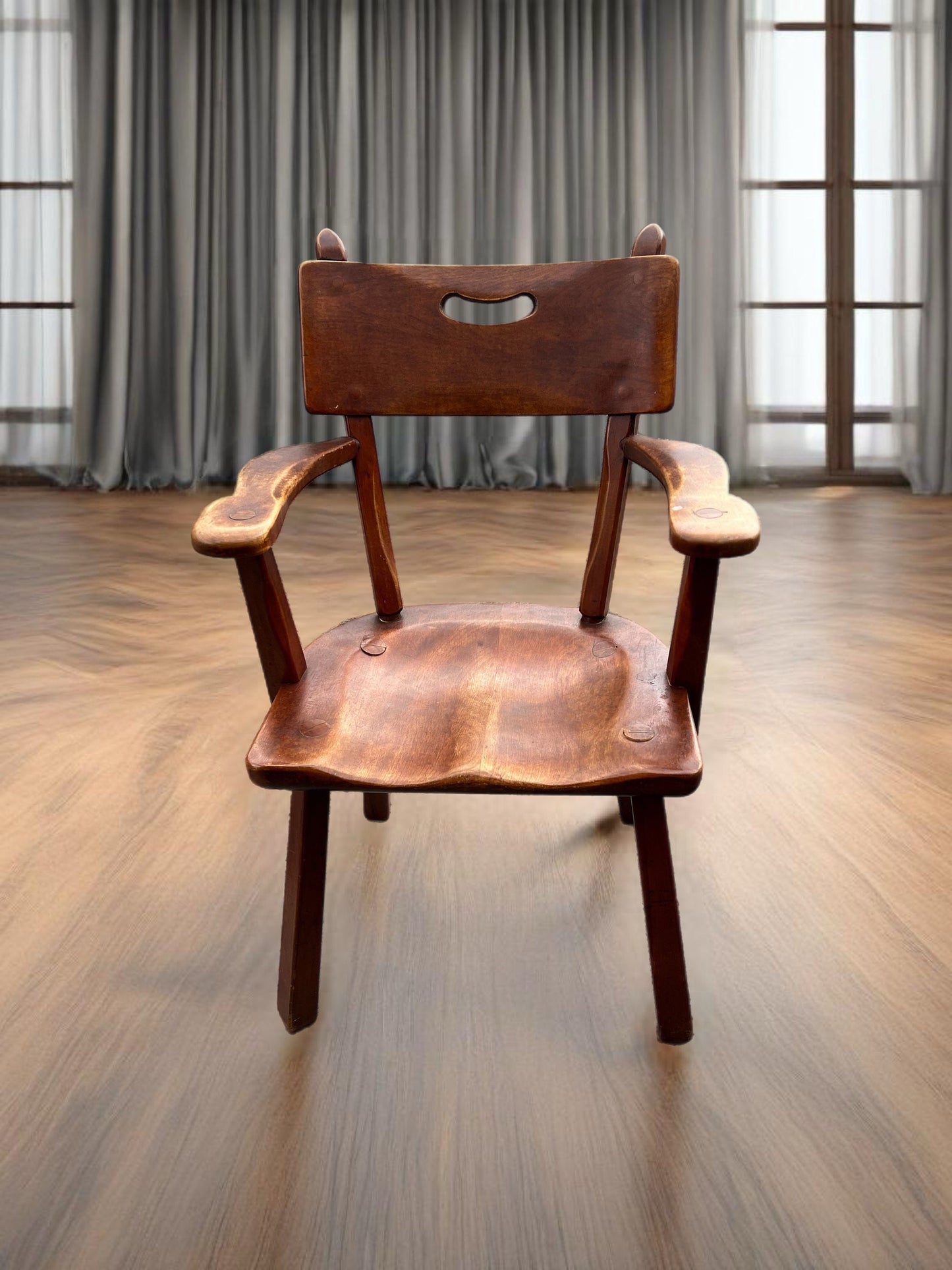 Cushman Colonial Creations Malden Armchair No. 4-24A, Cushman Arm Chair, Lover Antiques and Vintage