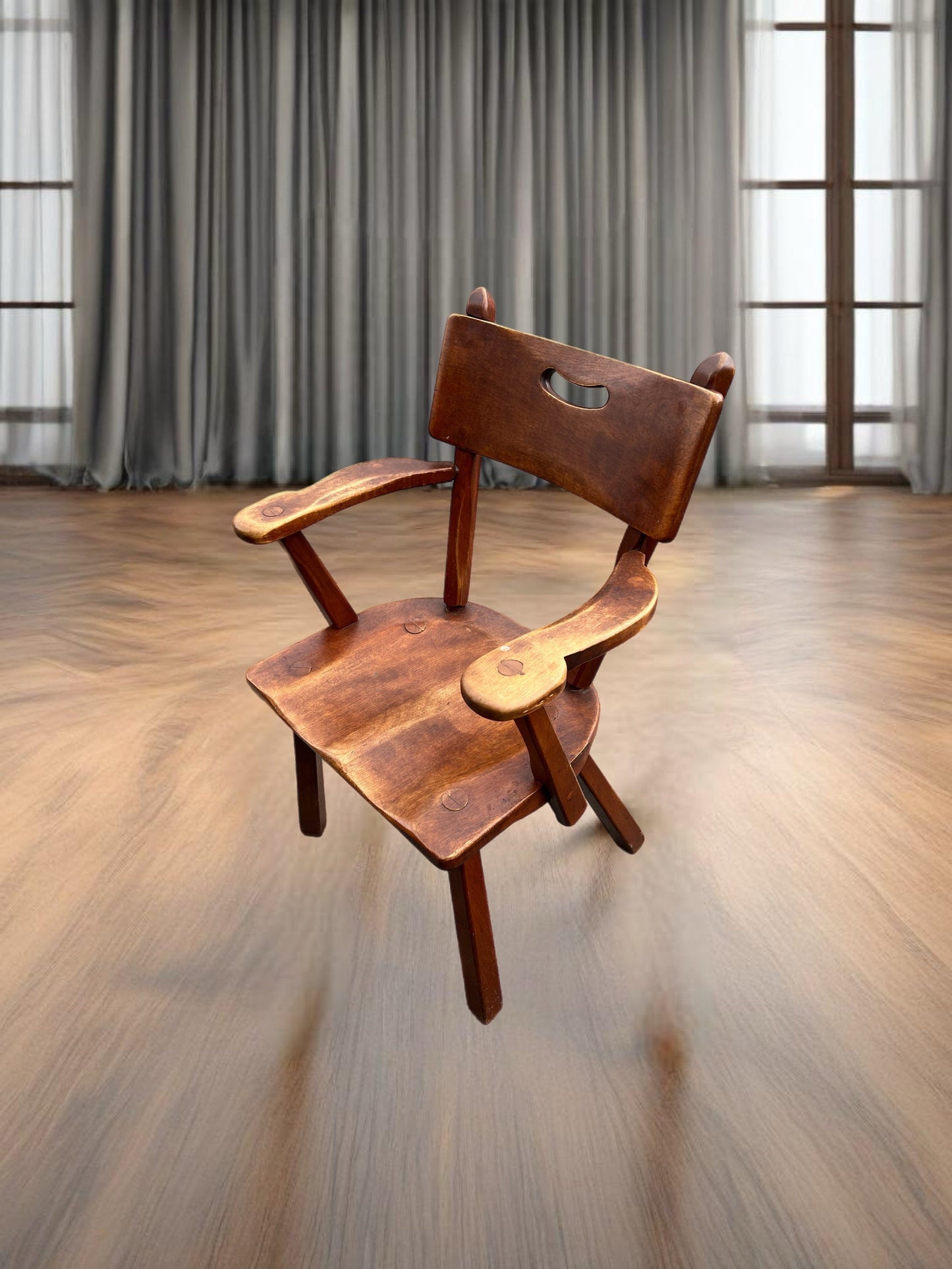 Cushman Colonial Creations Malden Armchair No. 4-24A, Cushman Arm Chair, Lover Antiques and Vintage