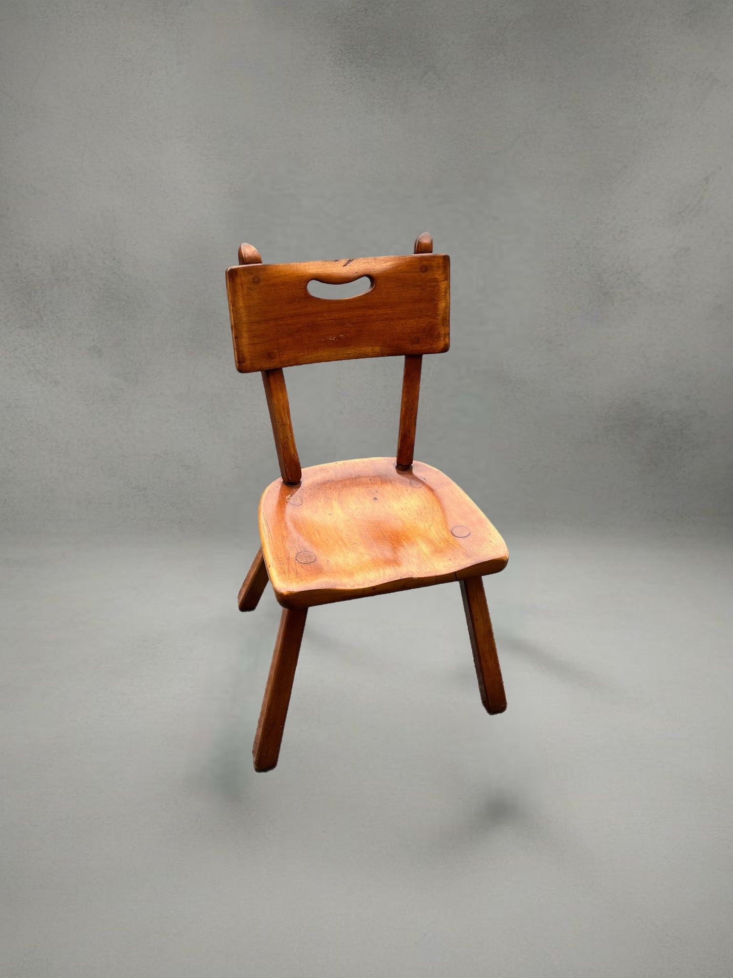 Cushman Colonial Creations Malden Side Chair No. 4-24 Cushman Rustic Desk Chair Lover Antiques and Vintage