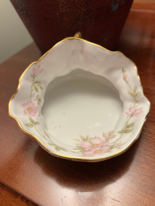 Vintage Limoges Porcelain Sauce Boat, Gravy Boat, Limoges French Porcelain Hand Painted Sauce Container, Lover Antiques and Vintage