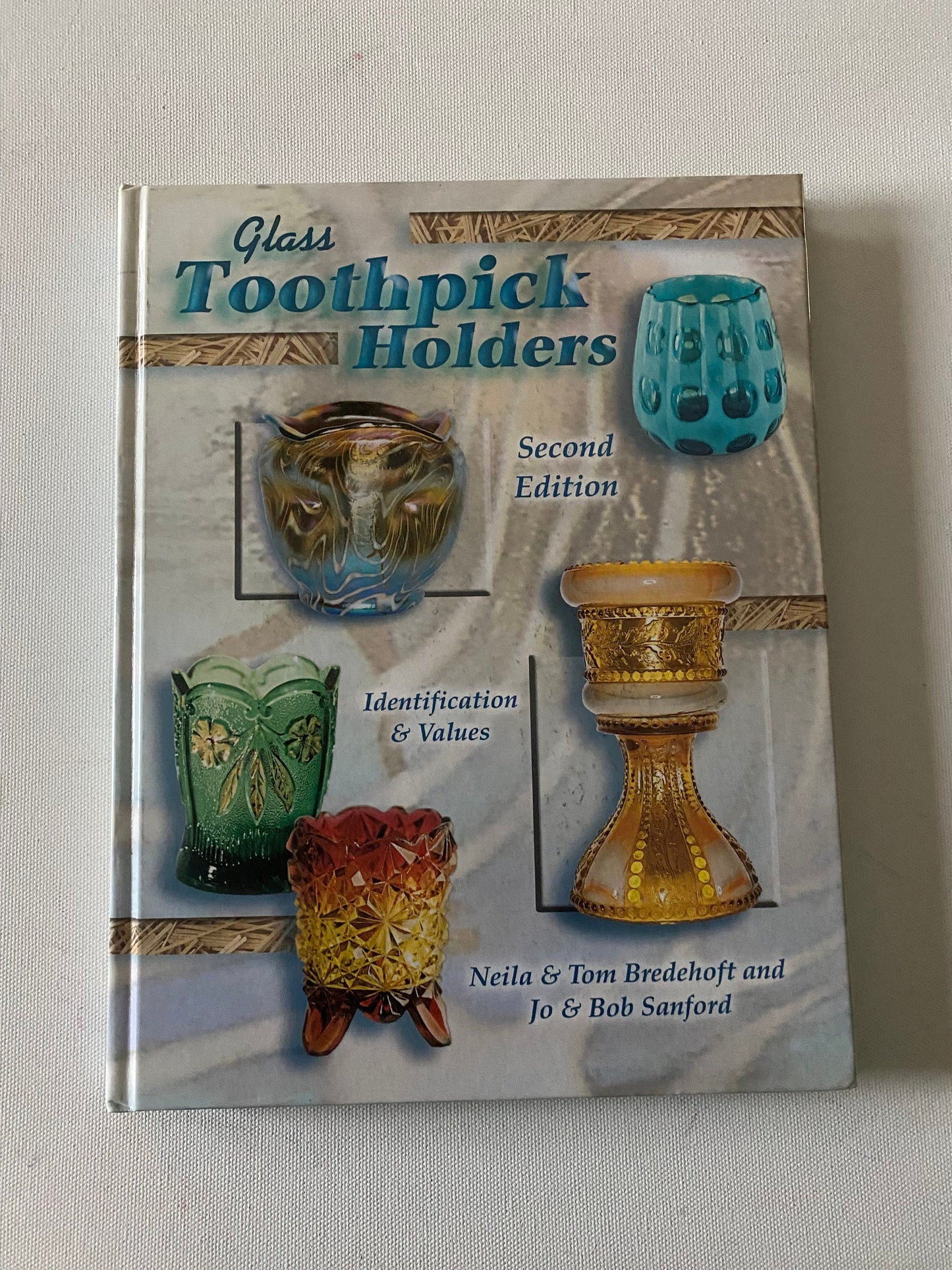 Glass Toothpick Holders Book Guide, Identification & Values, Second Edition, by Bredehoft and Sanford, Lover Antiques and Vintage