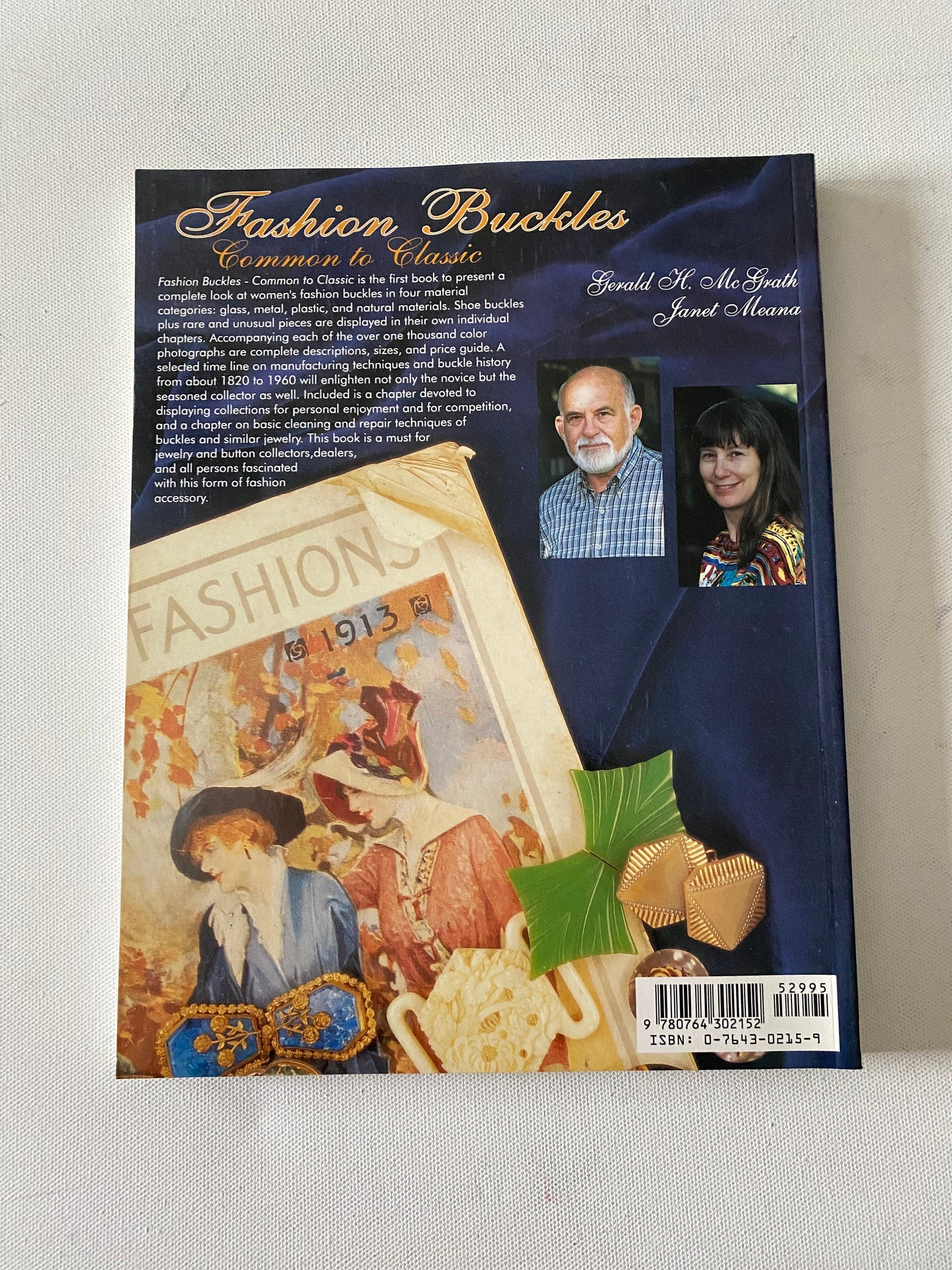 Fashion Buckles Common to Classic with Values Book, Gerald H. McGrath & Janet Meana, Lover Antiques and Vintage