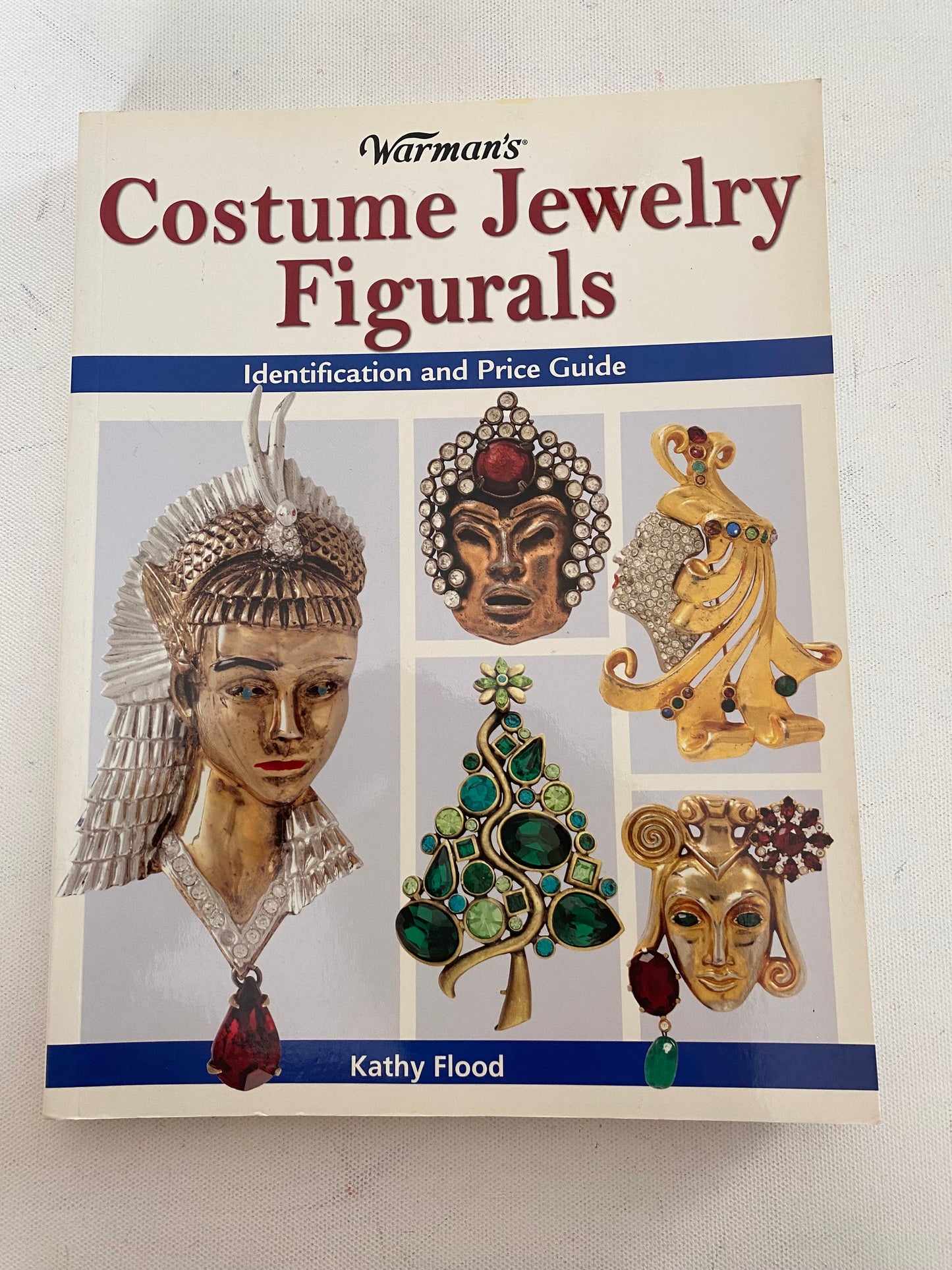 Warman’s Costume Jewelry Figurals Identification and Price Guide Book, by Kathy Flood, Lover Antiques and Vintage