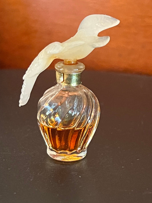 L’Air du Temps Nina Ricci Parfum, Extrait 3.5ml Miniature Vintage Feminine Perfume Bottle, Lover Antiques and Vintage