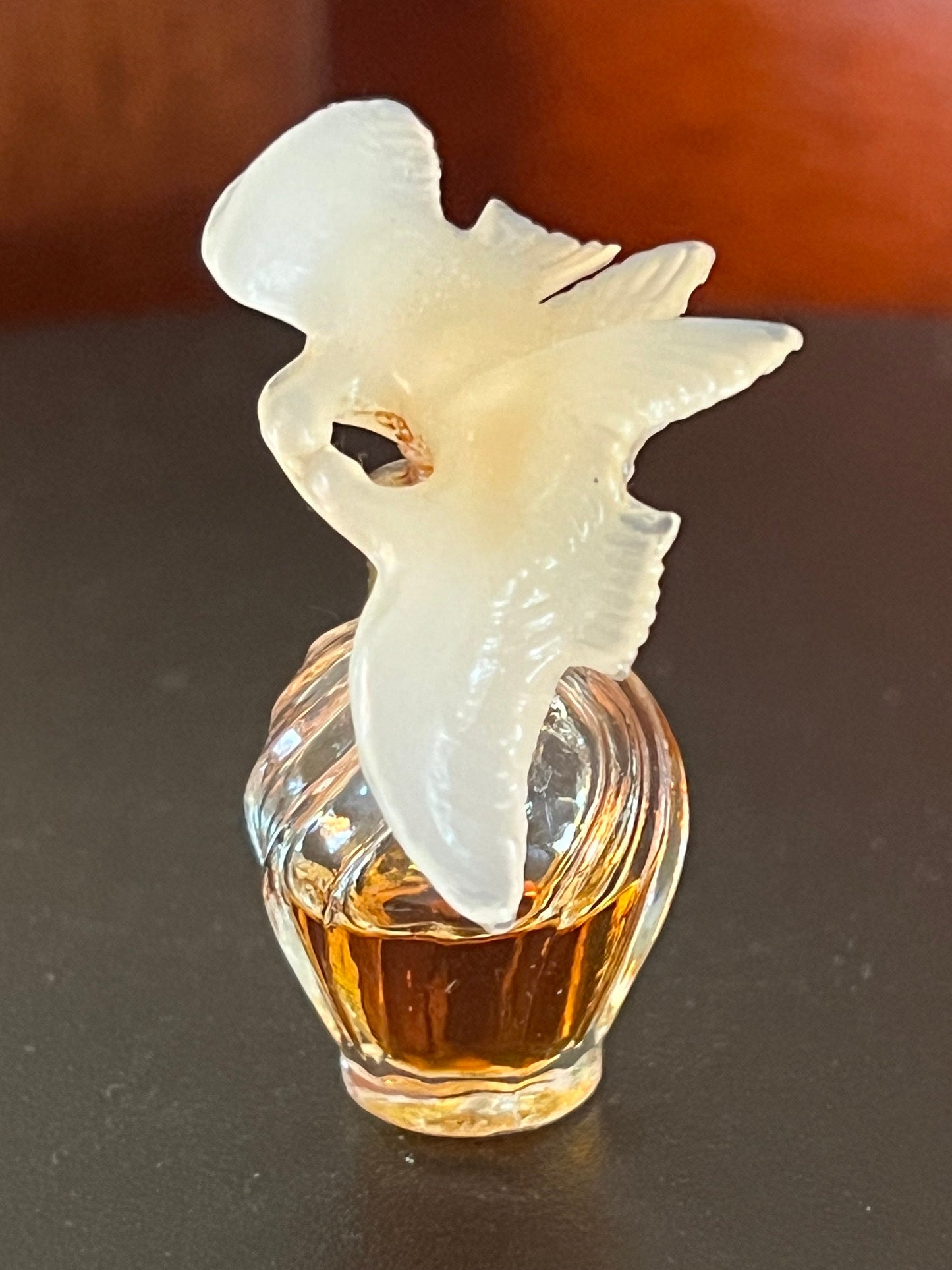 L’Air du Temps Nina Ricci Parfum, Extrait 3.5ml Miniature Vintage Feminine Perfume Bottle, Lover Antiques and Vintage