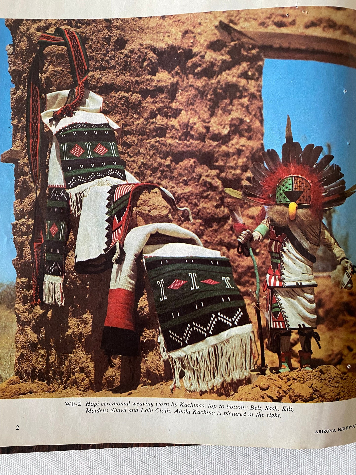 Arizona Highways Special Edition Southwest Indian Weaving Book, July 1974 Edition, Lover Antiques and Vintage