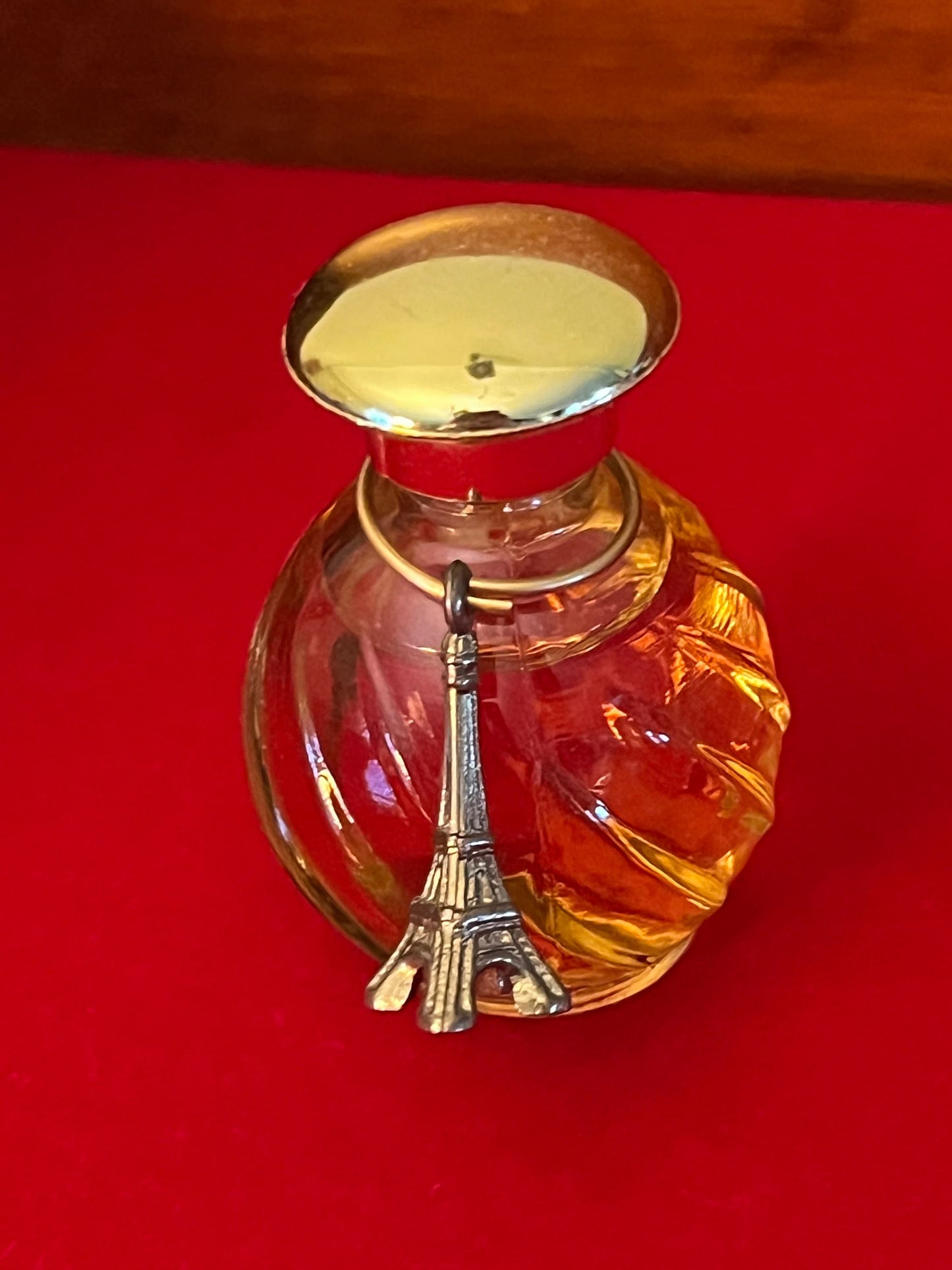 Vintage Habanita Molinard Eau de Toilette Miniature 1.1 Fluid Ounces, Lalique Bottle with Silver Cap, Lover Antiques and Vintage
