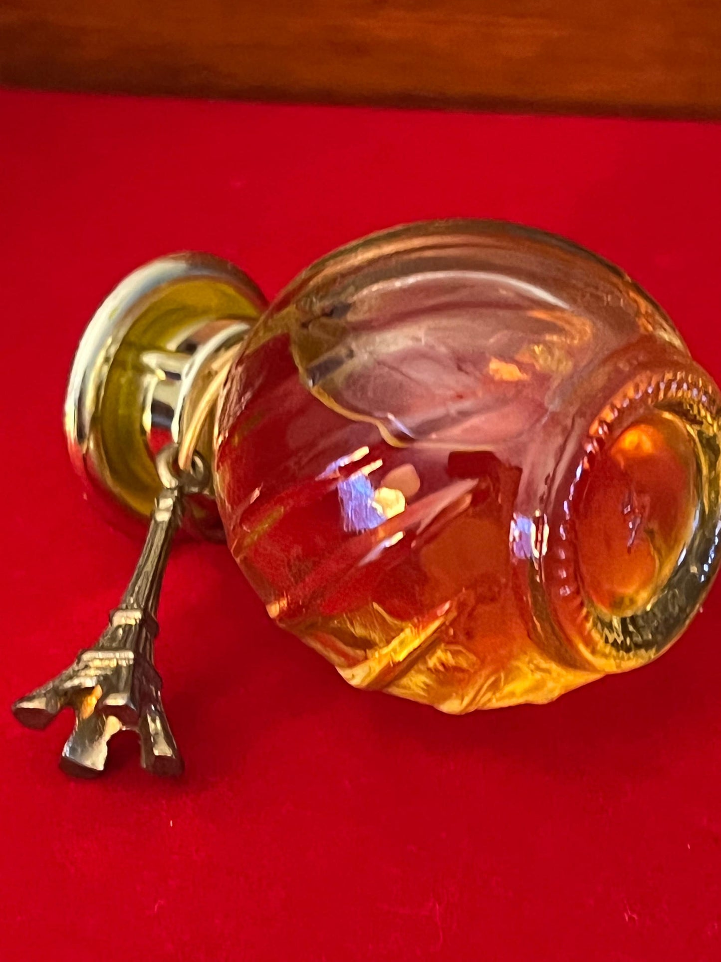 Vintage Habanita Molinard Eau de Toilette Miniature 1.1 Fluid Ounces, Lalique Bottle with Silver Cap, Lover Antiques and Vintage