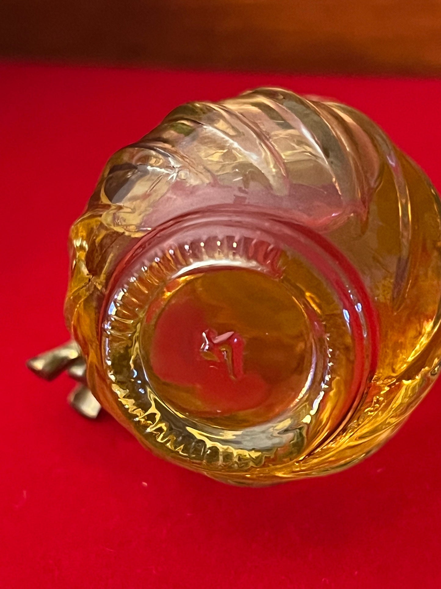 Vintage Habanita Molinard Eau de Toilette Miniature 1.1 Fluid Ounces, Lalique Bottle with Silver Cap, Lover Antiques and Vintage