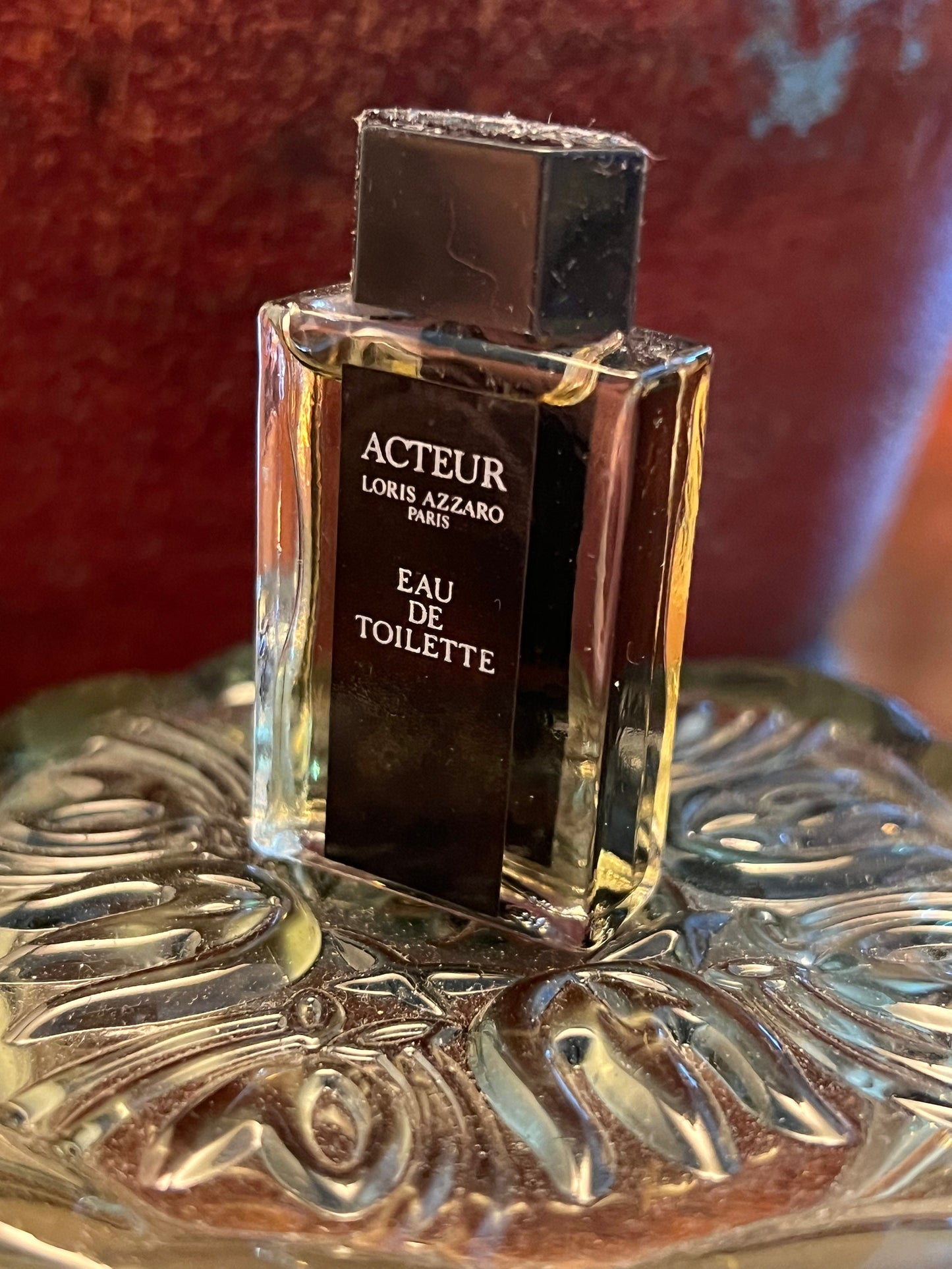 Acteur Azzaro Eau de Toilette Miniature Vintage Perfume, Spicy Floral Mini Perfume Bottle, Lover Antiques and Vintage