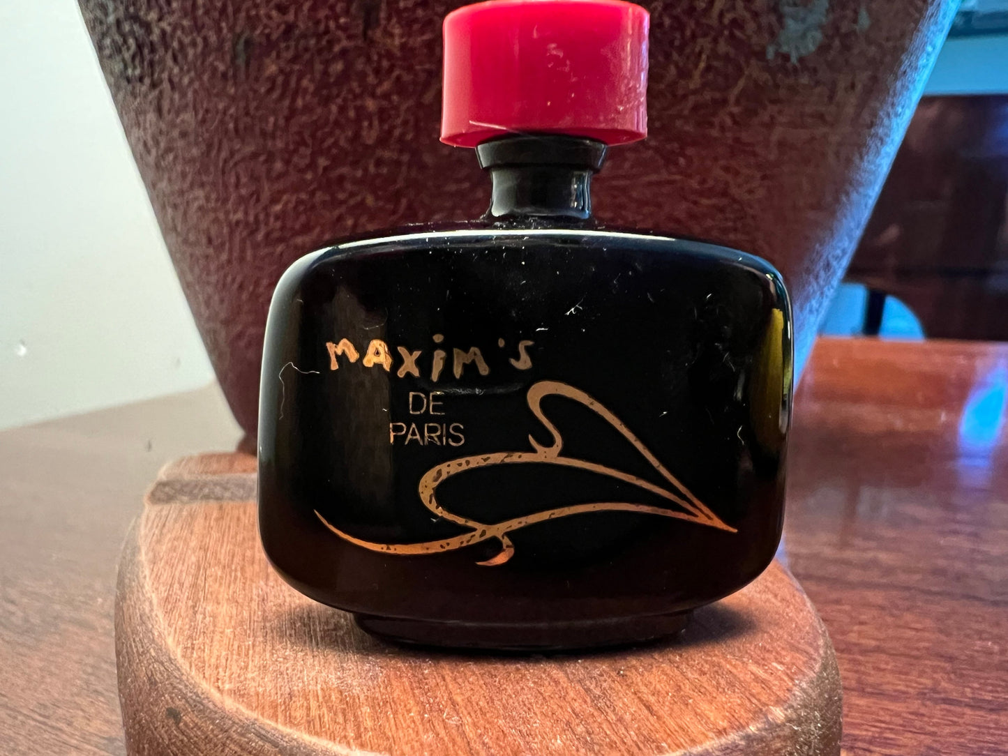 Vintage Maxim’s De Paris Eau De Parfum Miniature Heart Bottle, Miniature Women’s Perfume Fragrance, Lover Antiques and Vintage