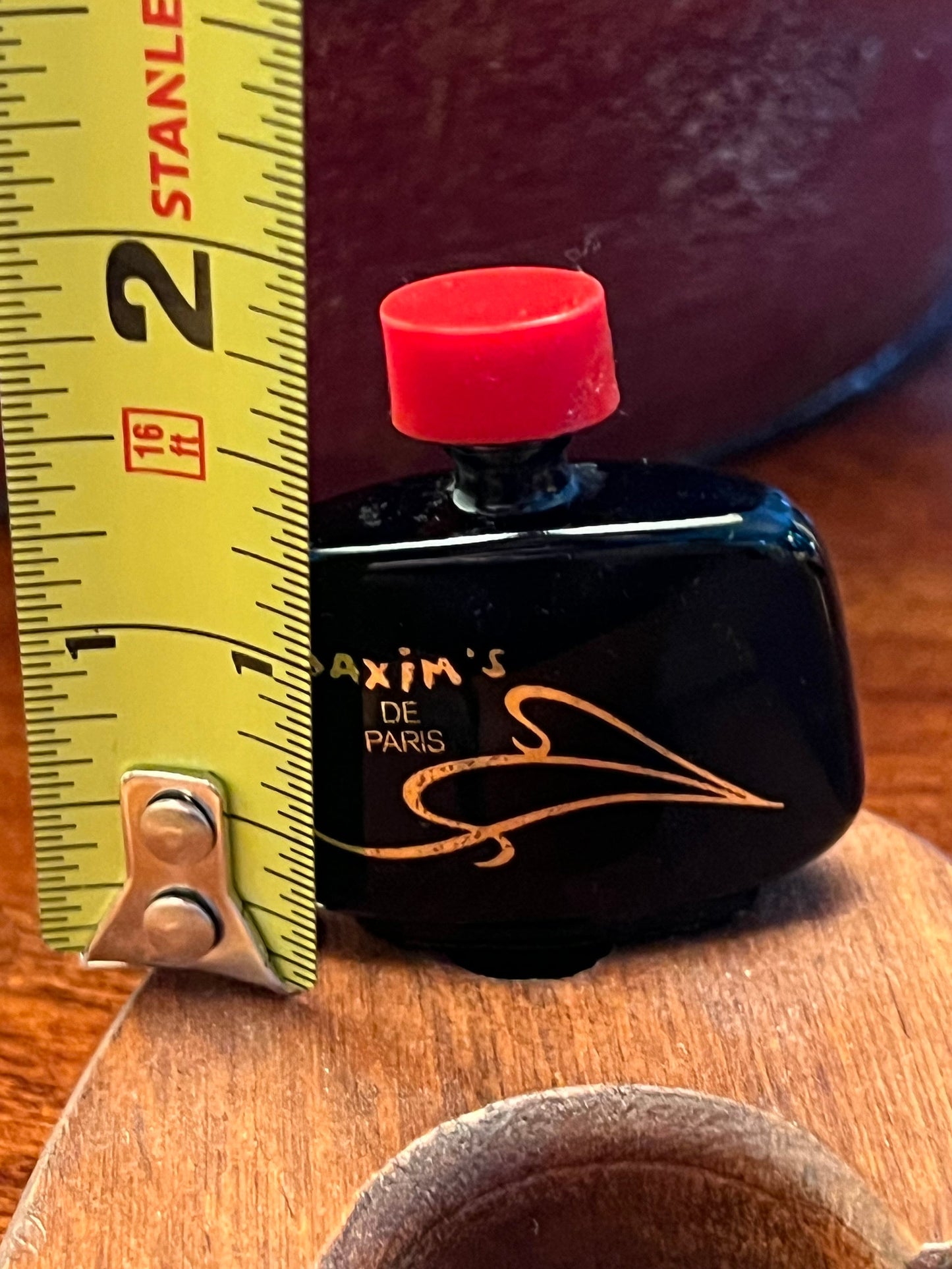 Vintage Habanita Molinard Eau de Toilette Miniature 1.1 Fluid Ounces, Lalique Bottle with Silver Cap, Lover Antiques and Vintage