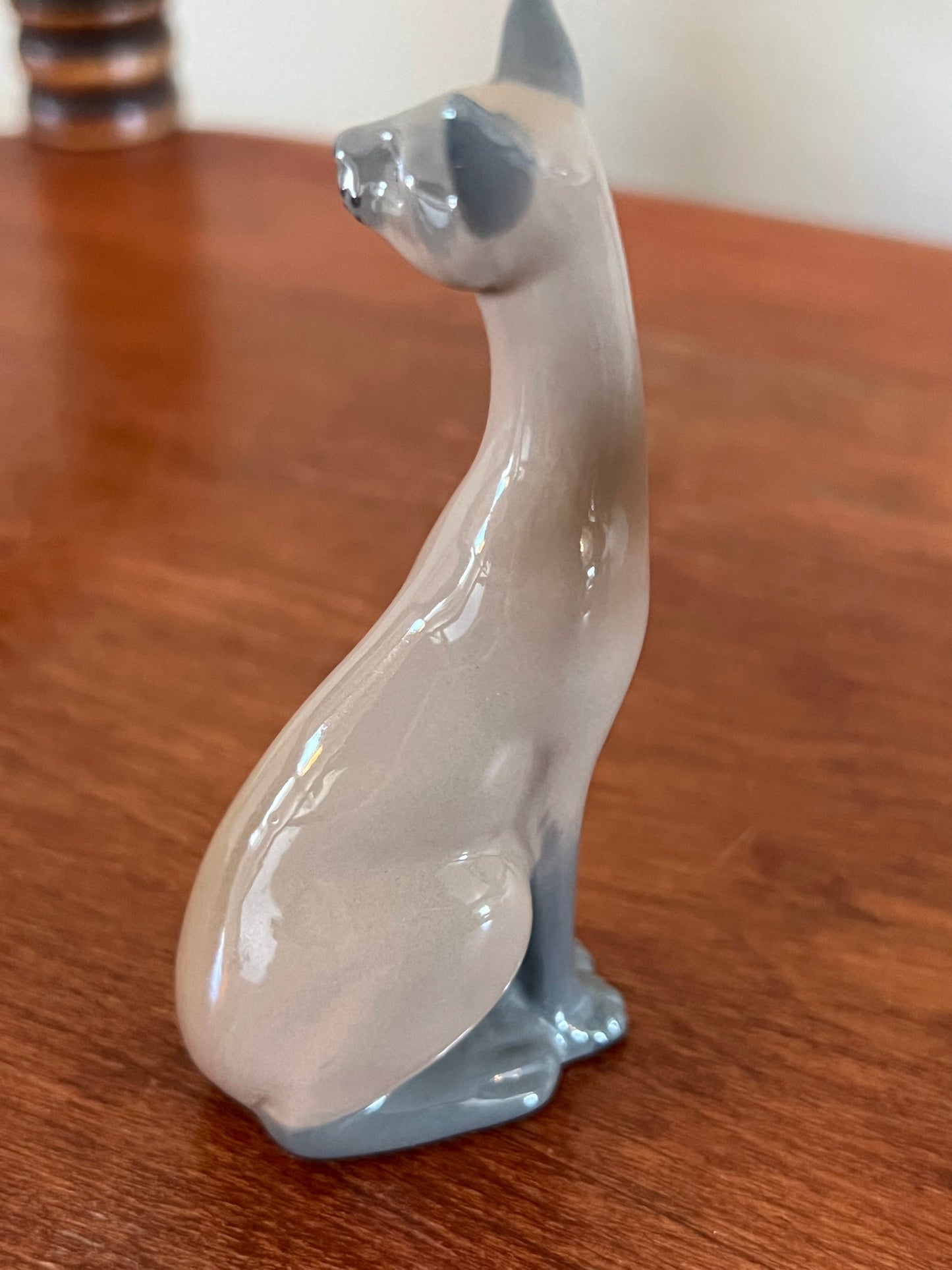 Vintage Siamese Cat Figurine, Valencia by Franklin Mint Cat Statue, Curio Cats Collection, Lover Antiques and Vintage