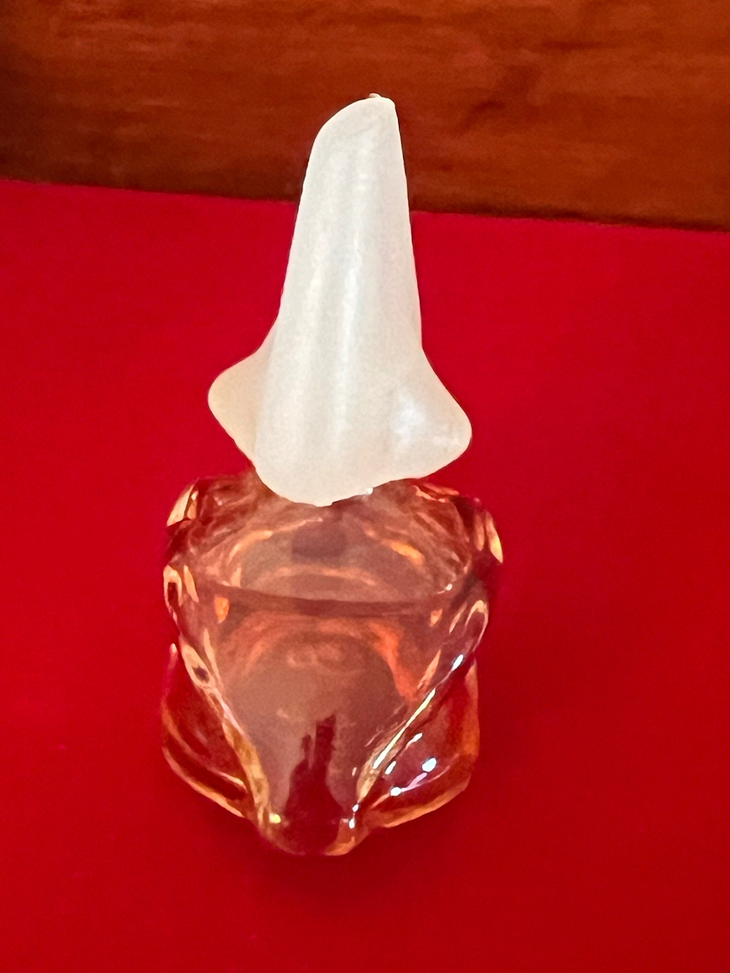 Vintage Habanita Molinard Eau de Toilette Miniature 1.1 Fluid Ounces, Lalique Bottle with Silver Cap, Lover Antiques and Vintage